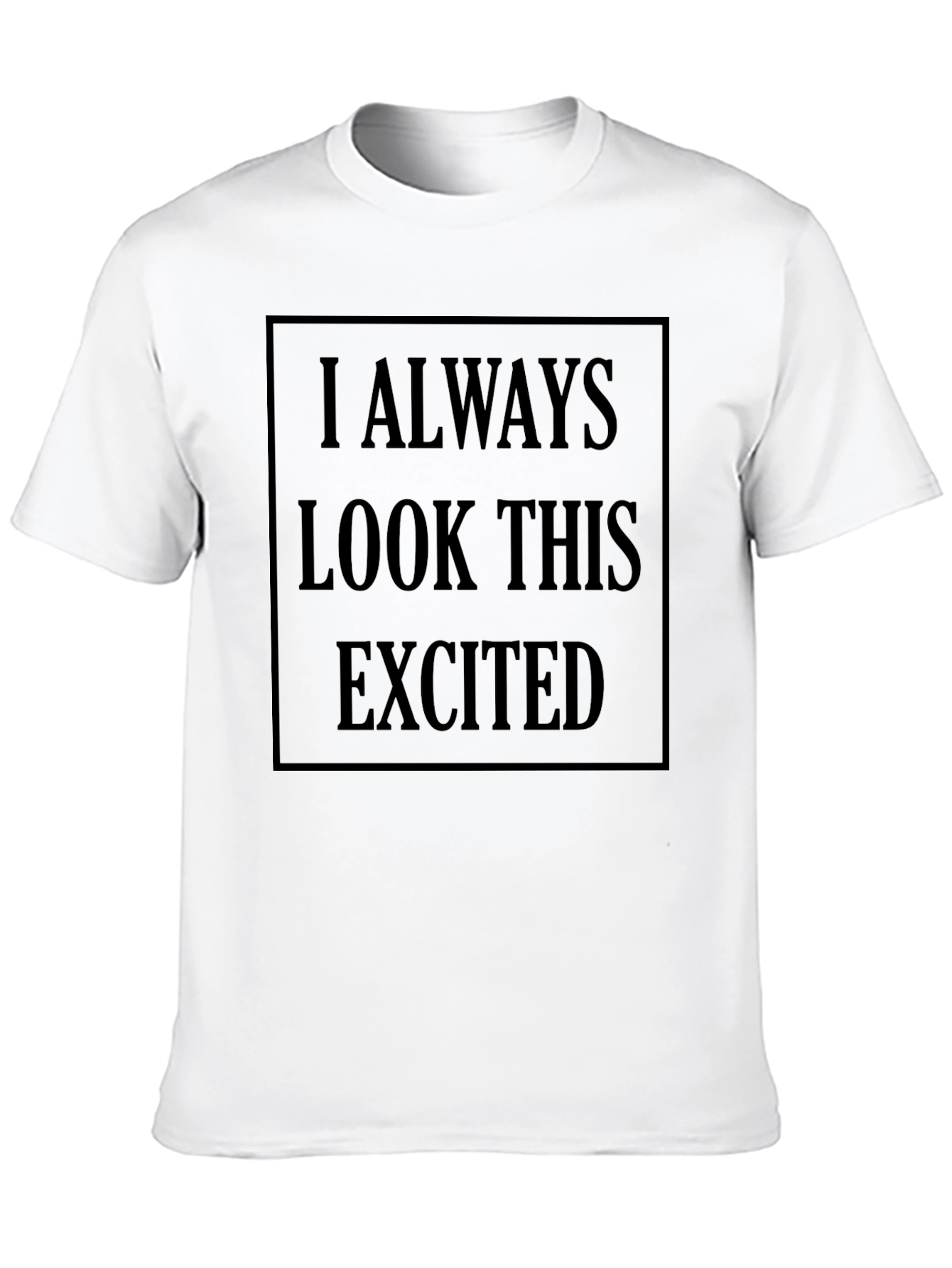 Always Excited Graphic Tee - Black