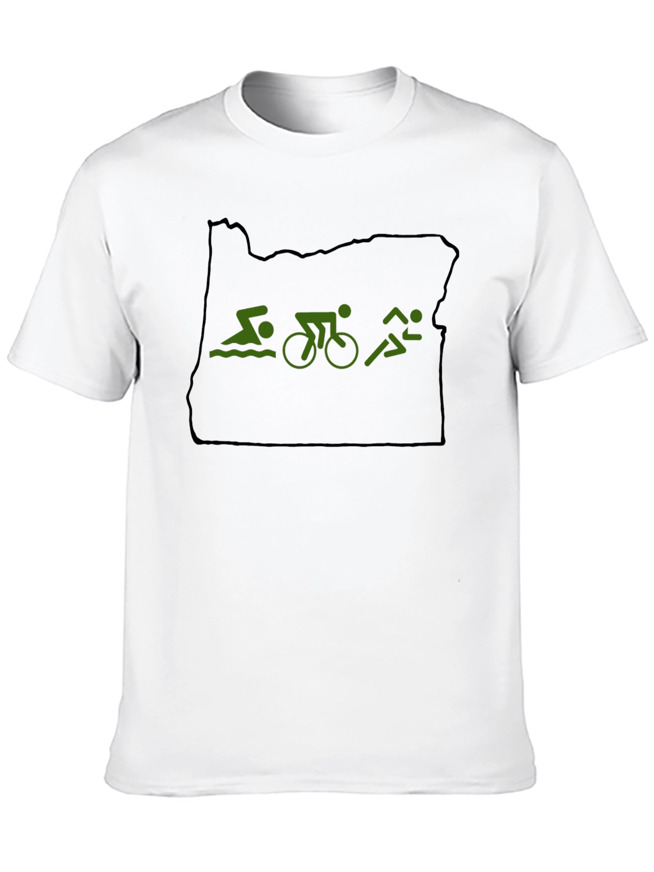 Oregon Triathlon T-Shirt - State Pride