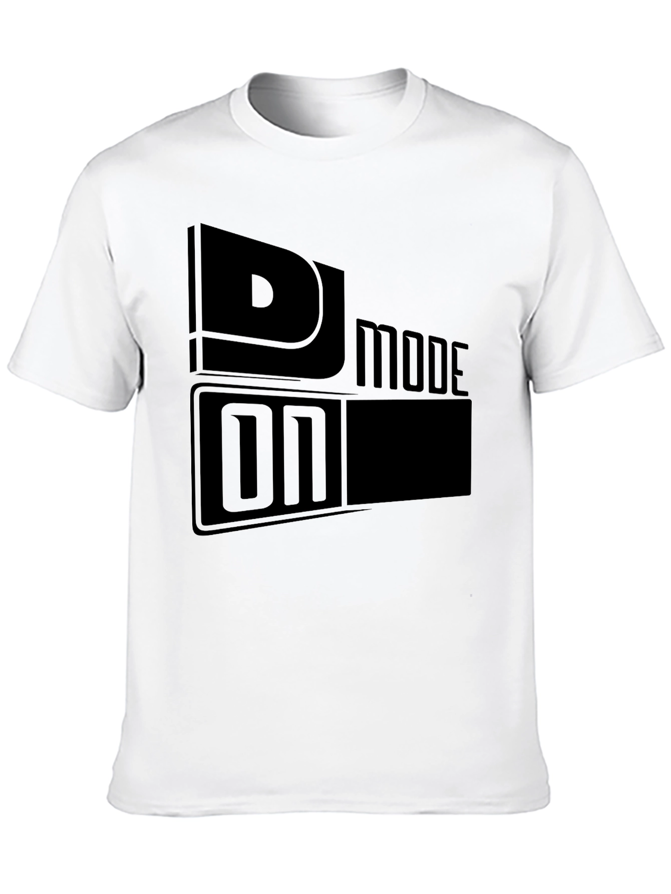 DJ Mode On Black Graphic T-Shirt