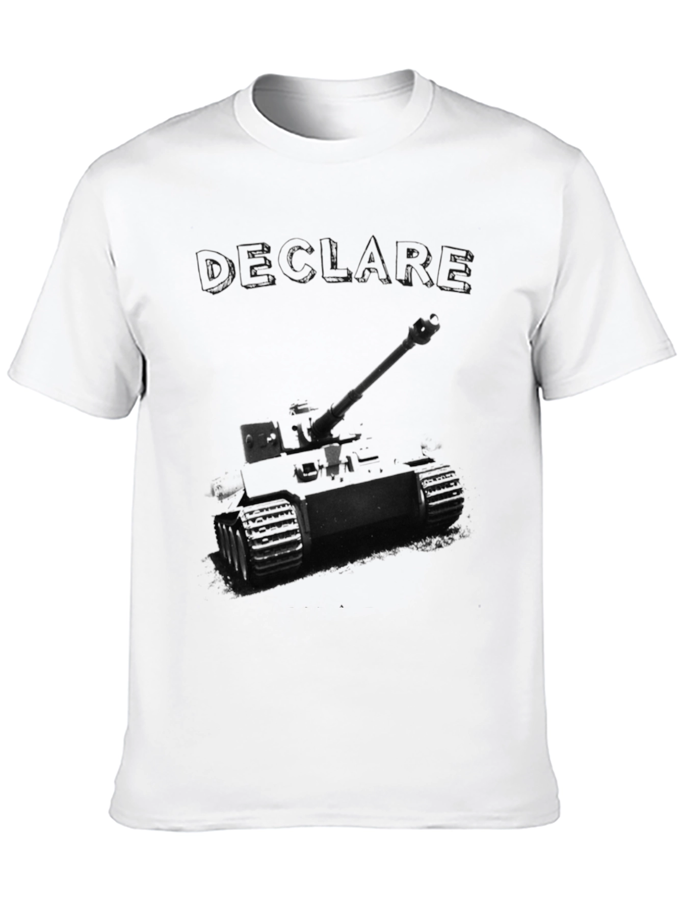 Tank Graphic T-Shirt - Black