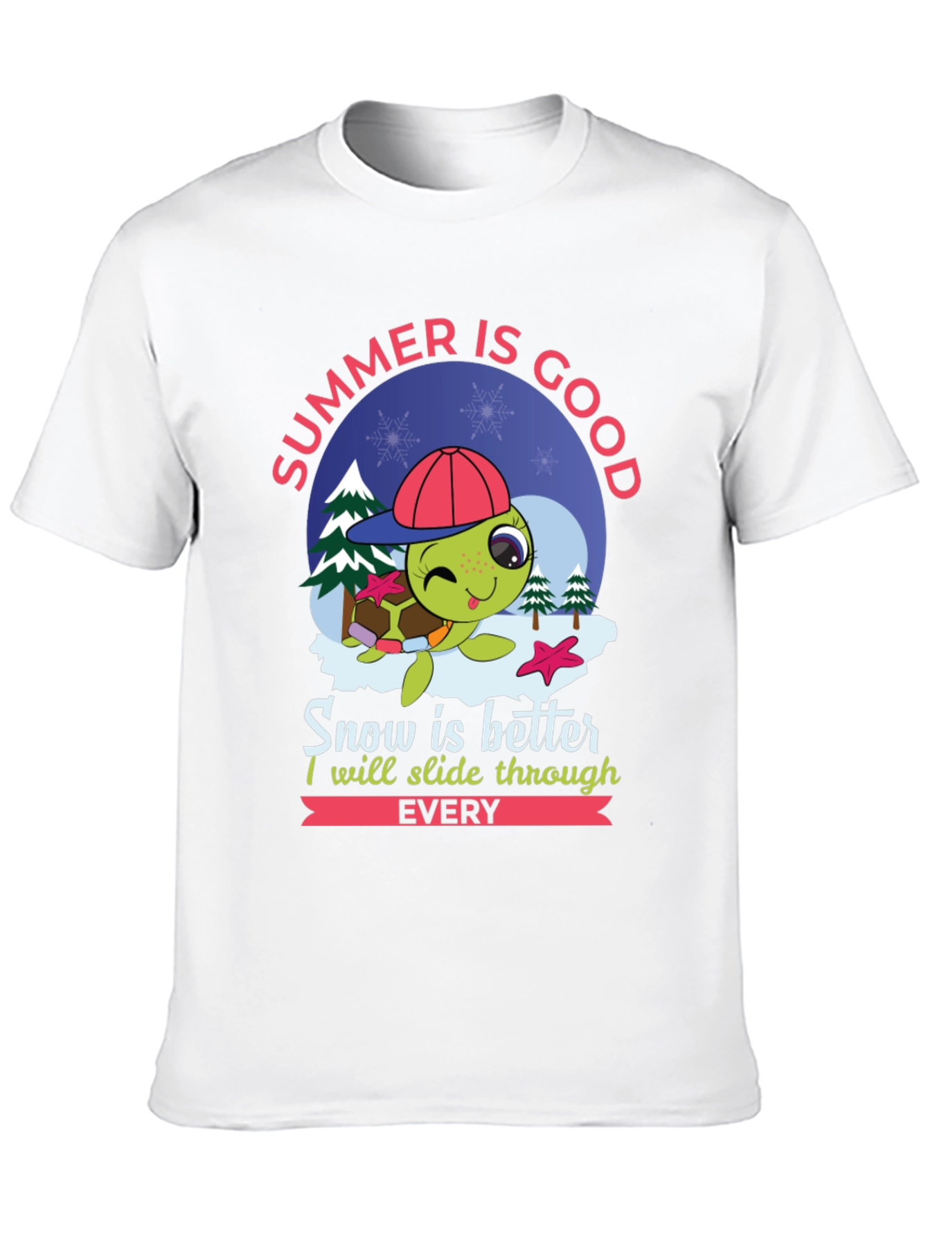 Summer is Good Turtle T-Shirt