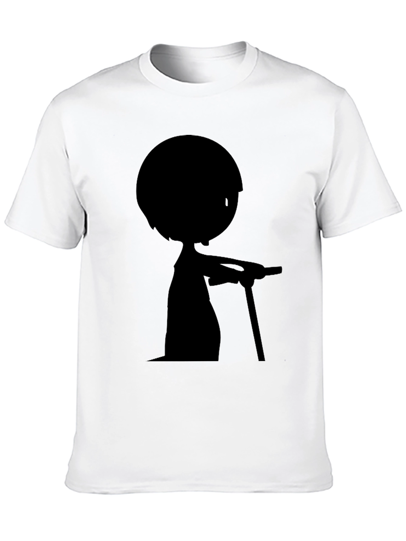 Silhouette Scooter T-Shirt - Stylish Graphic Tee