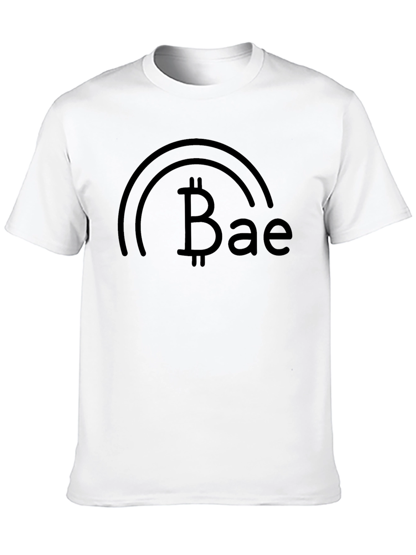 Bitcoin Bae Black Graphic Tee - Crypto Lovers Gift
