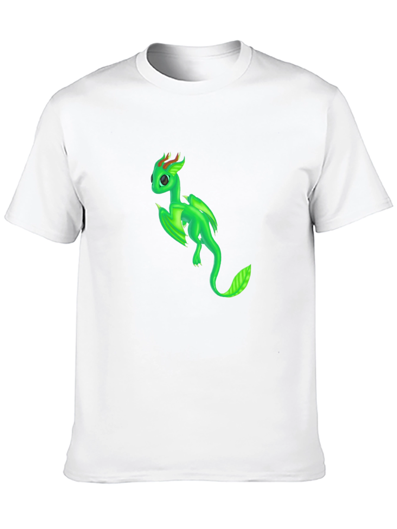Green Dragon Graphic T-Shirt - Fantasy Creature Tee