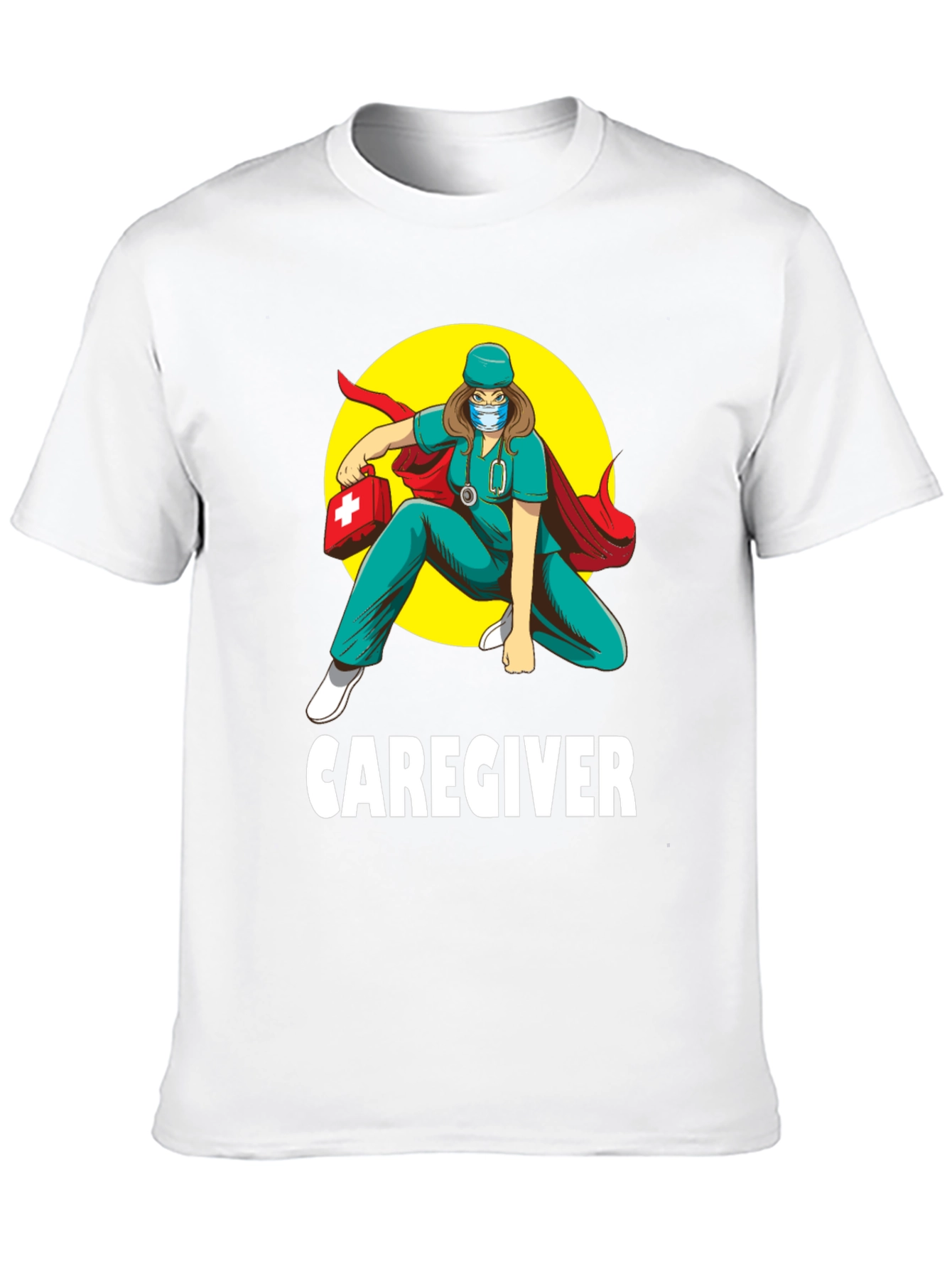 Caregiver Hero T-Shirt - Medical Superhero Tee