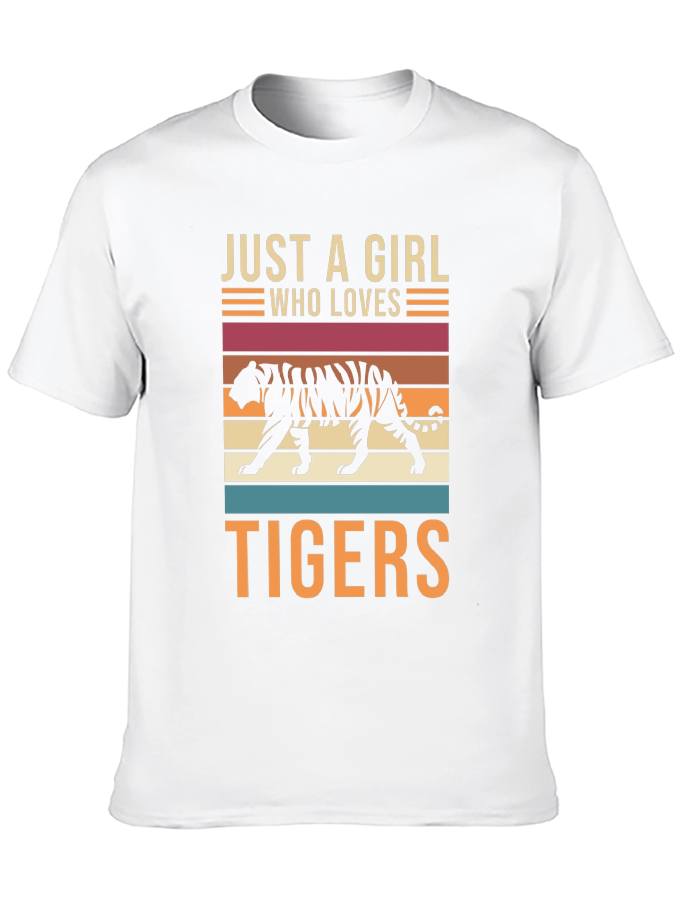 Just a Girl Who Loves Tigers T-Shirt