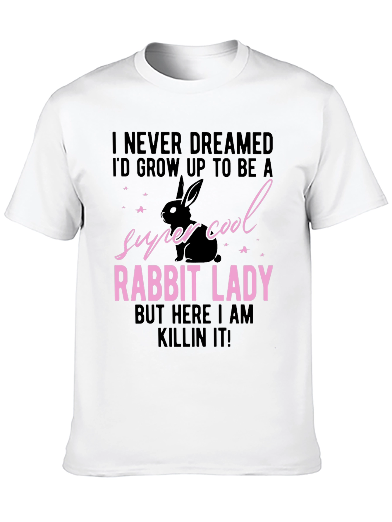 Super Cool Rabbit Lady T-Shirt