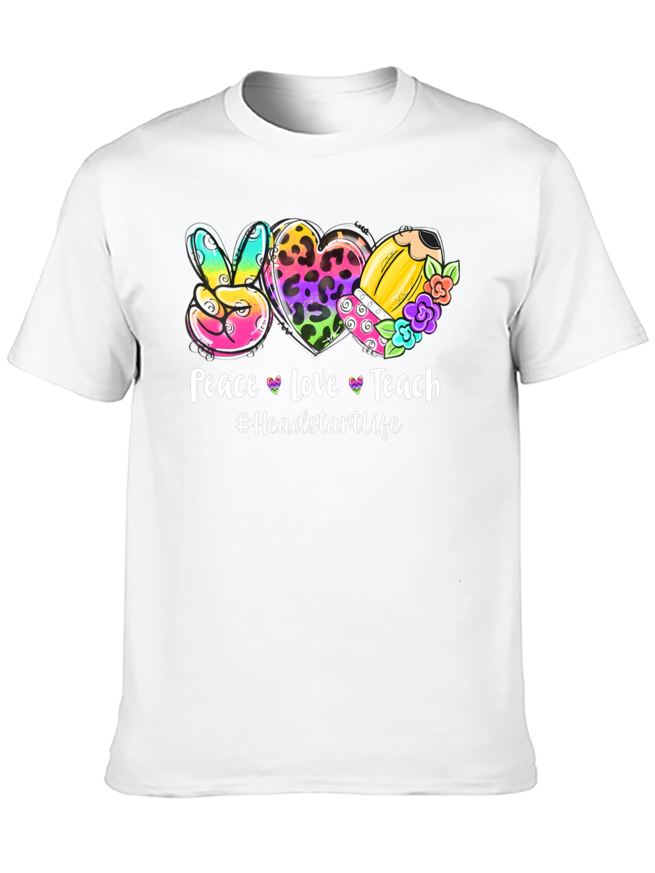 Peace Love Teach T-Shirt