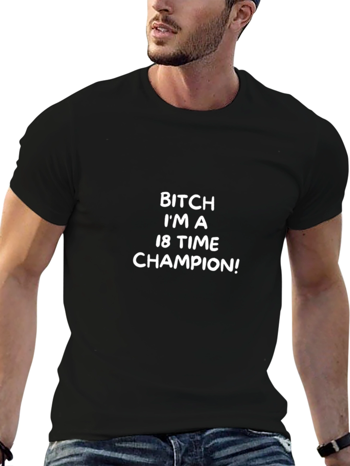 18 Time Champion T-Shirt - Bold Statement Tee