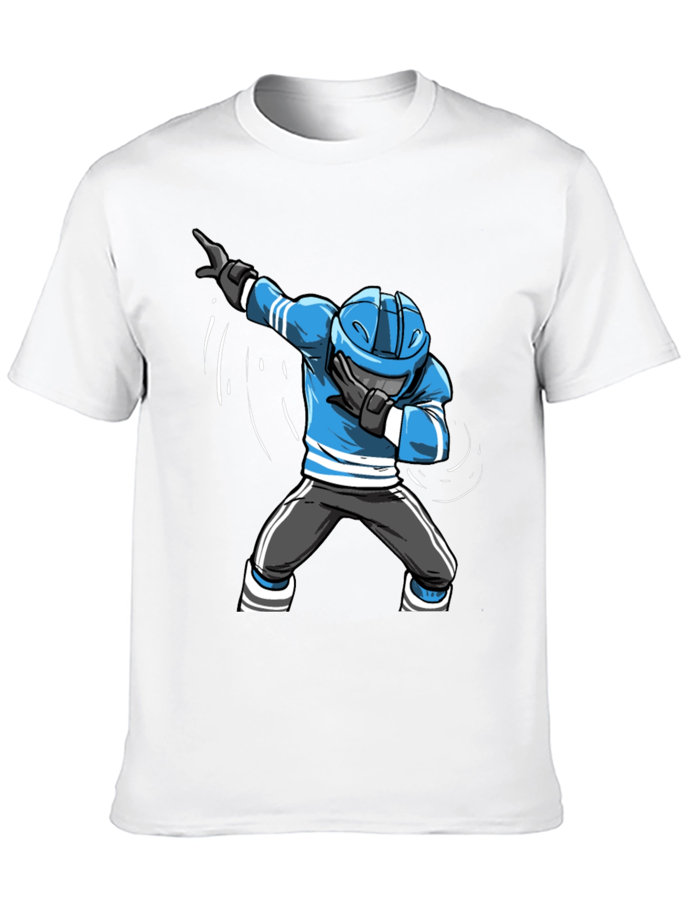 Dabbing Hockey Player Graphic Tee
