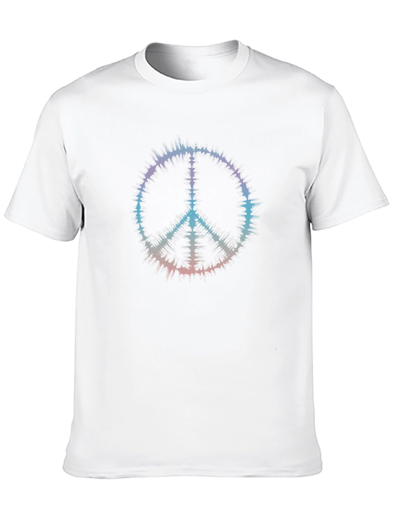 Peace Sign Graphic Black T-Shirt