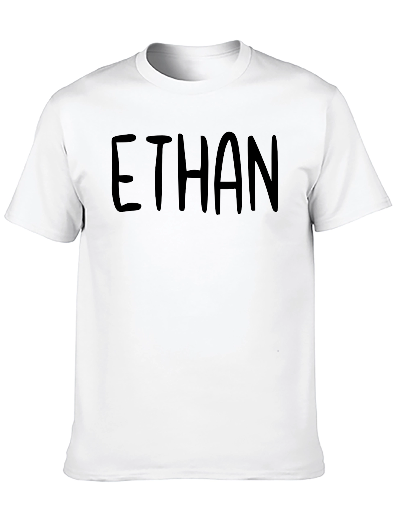 Personalized Ethan Black T-Shirt