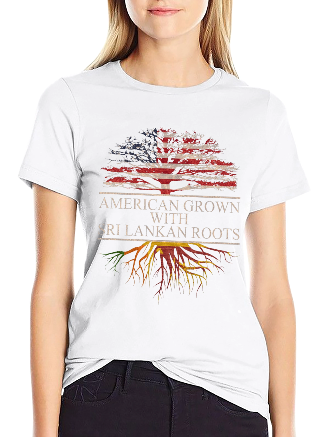 American Grown with Sri Lankan Roots T-Shirt