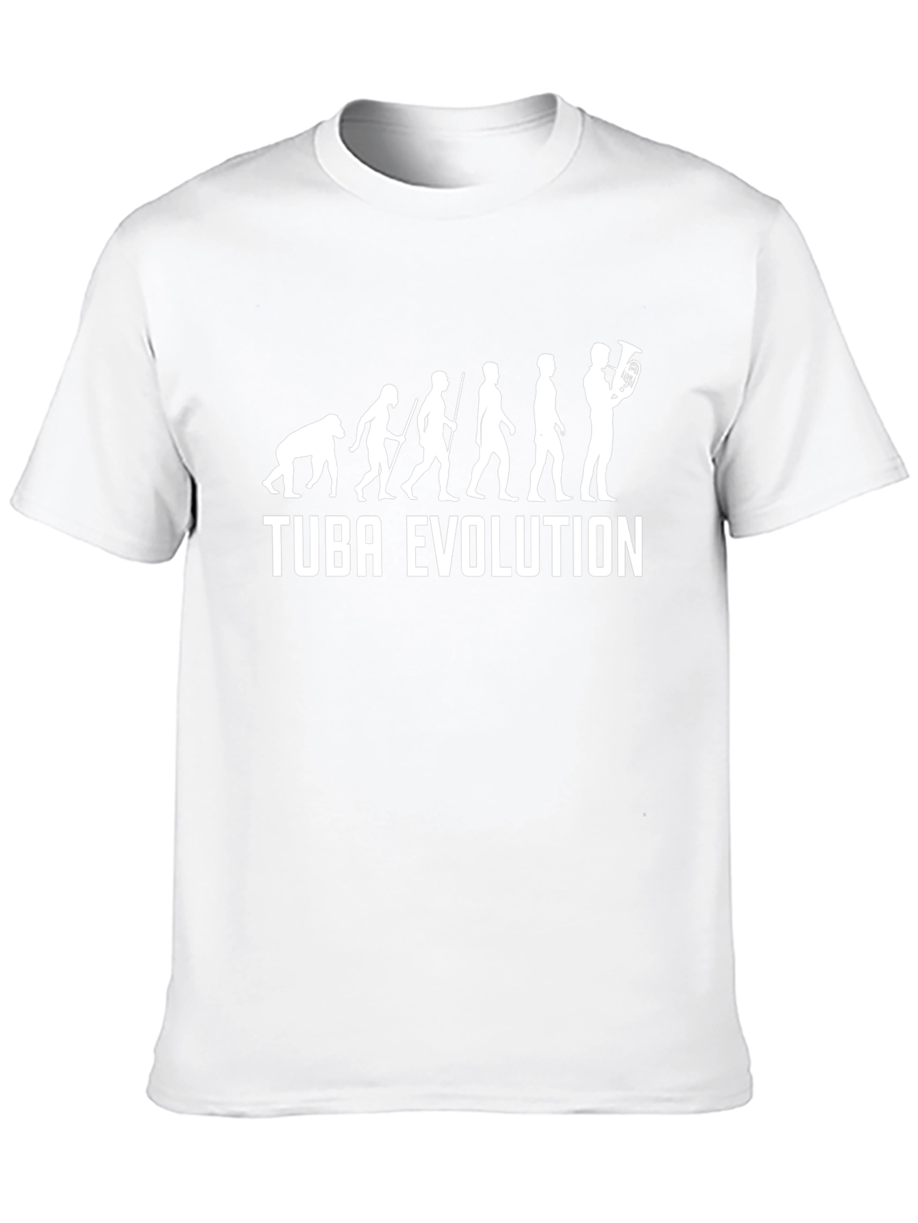 Tuba Evolution T-Shirt - Band Humor Tee