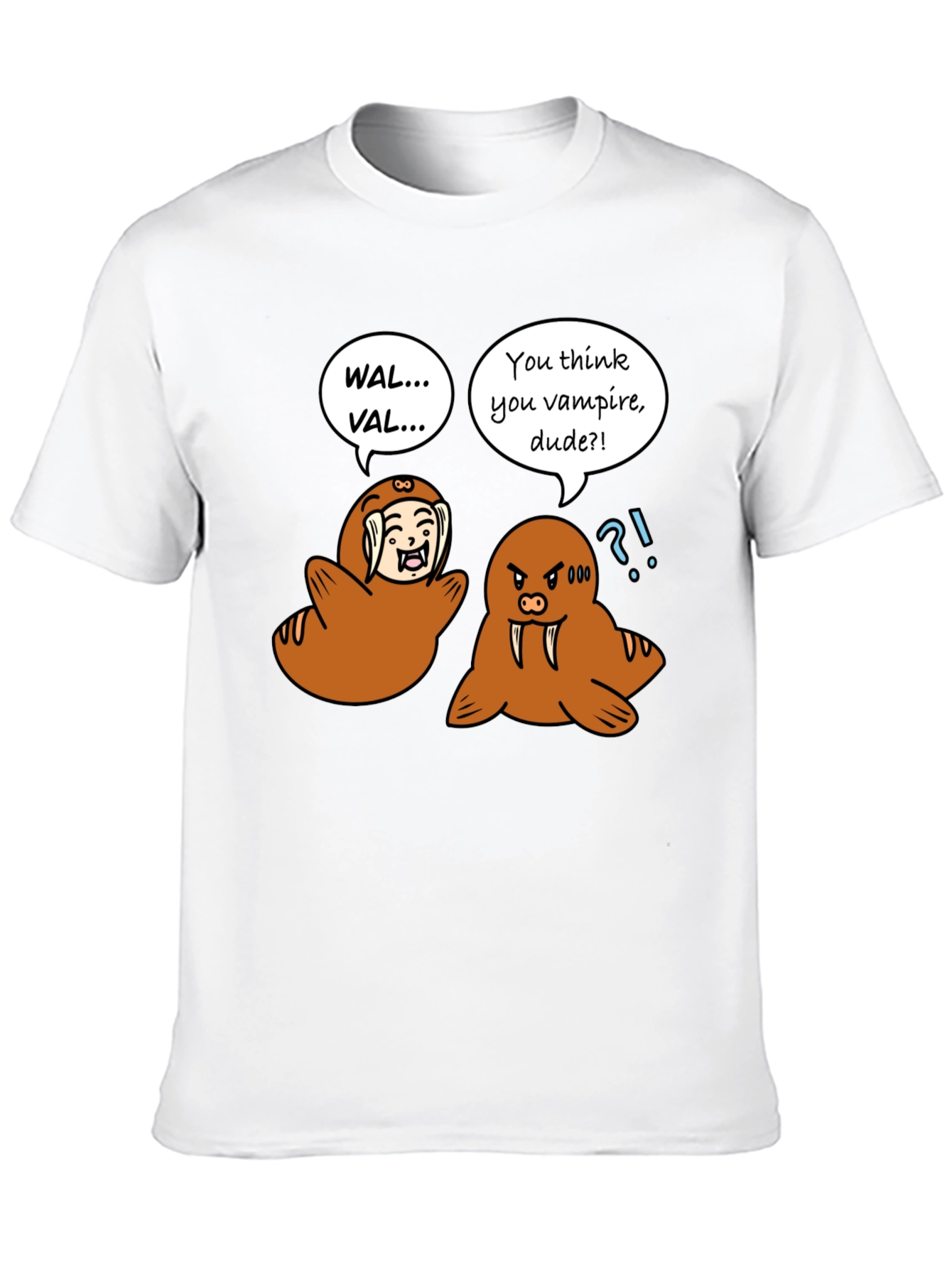 Walrus Vampire Graphic Tee
