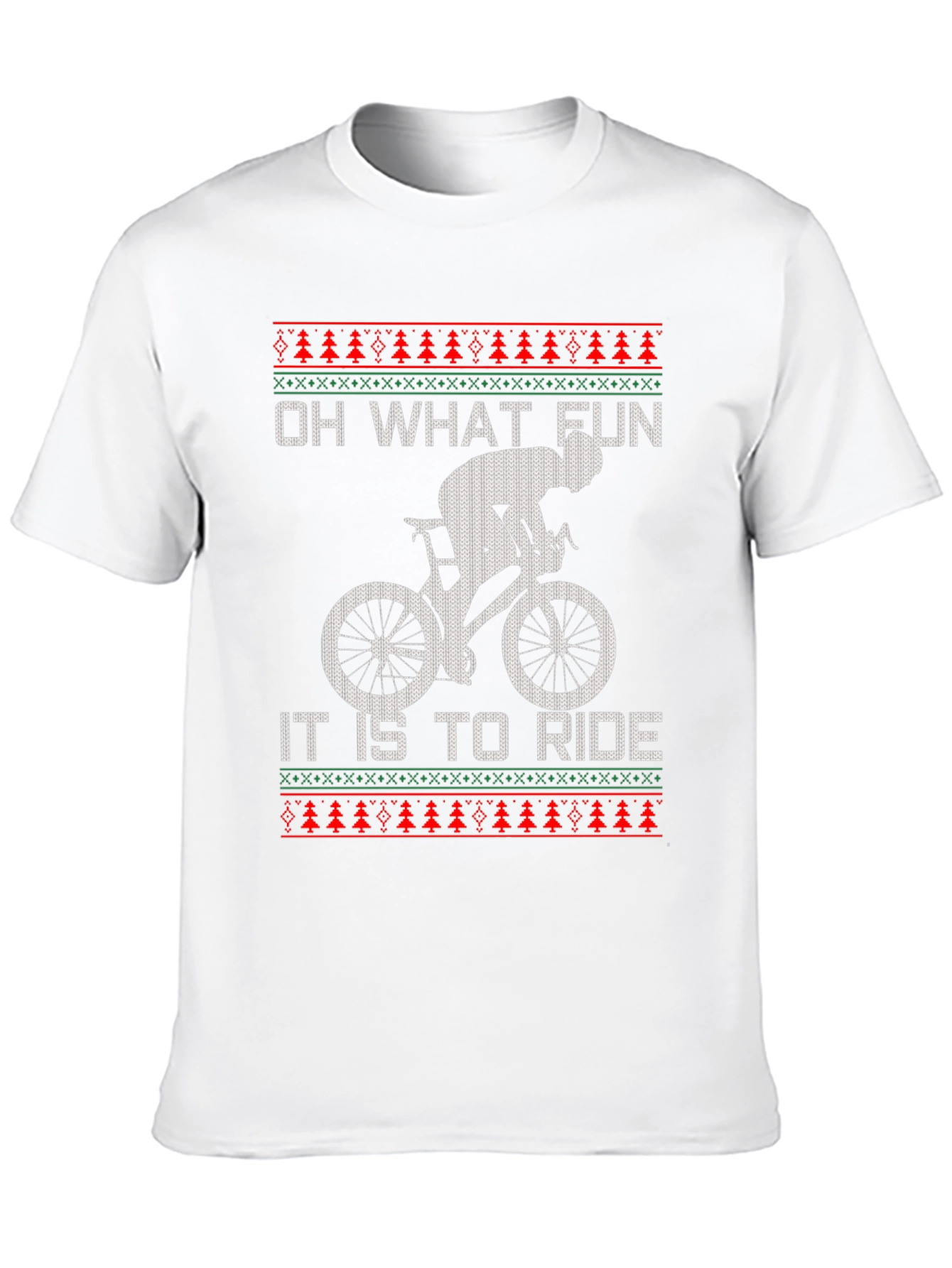 Funny Cycling Christmas T-Shirt