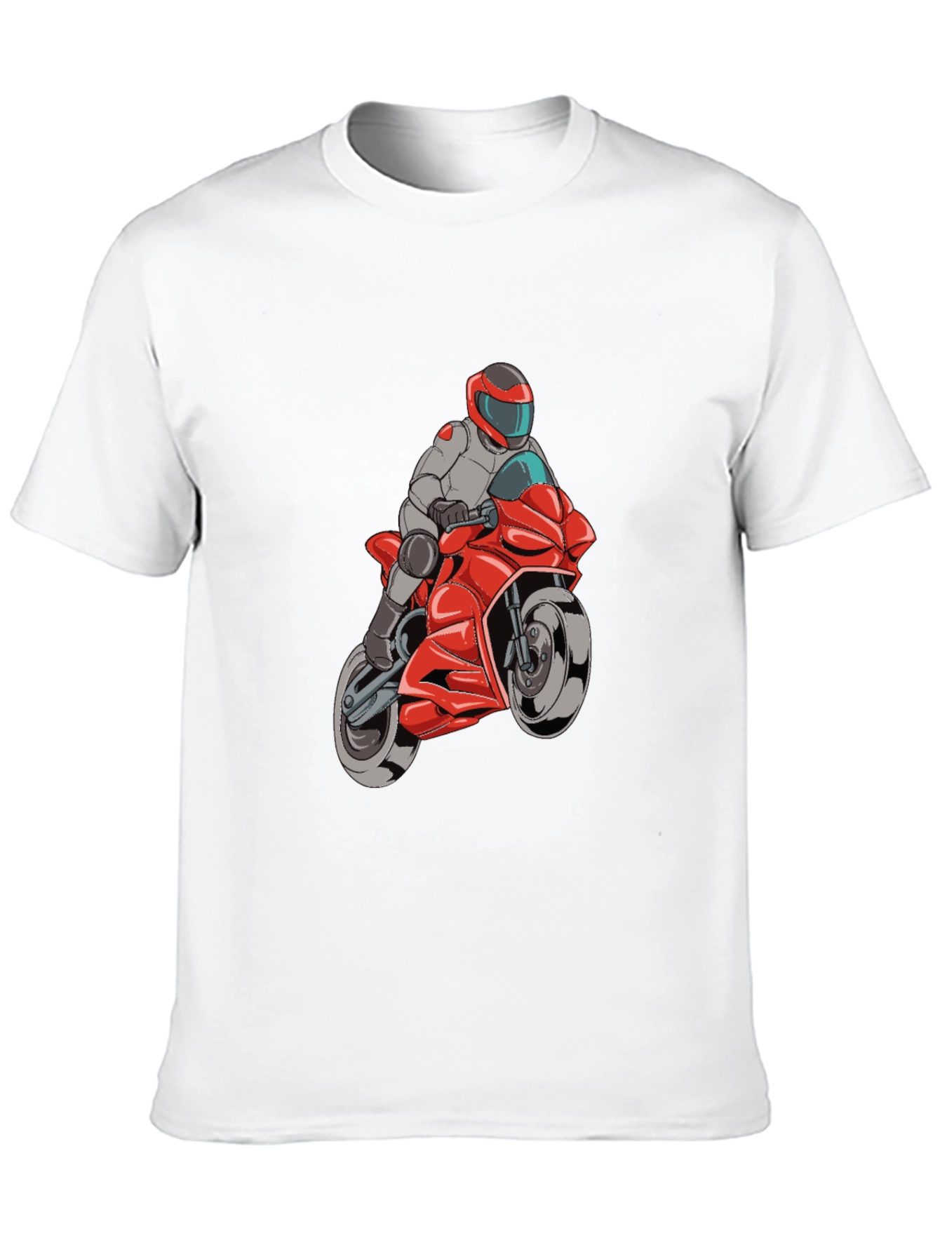 Motorcycle Rider Graphic T-Shirt