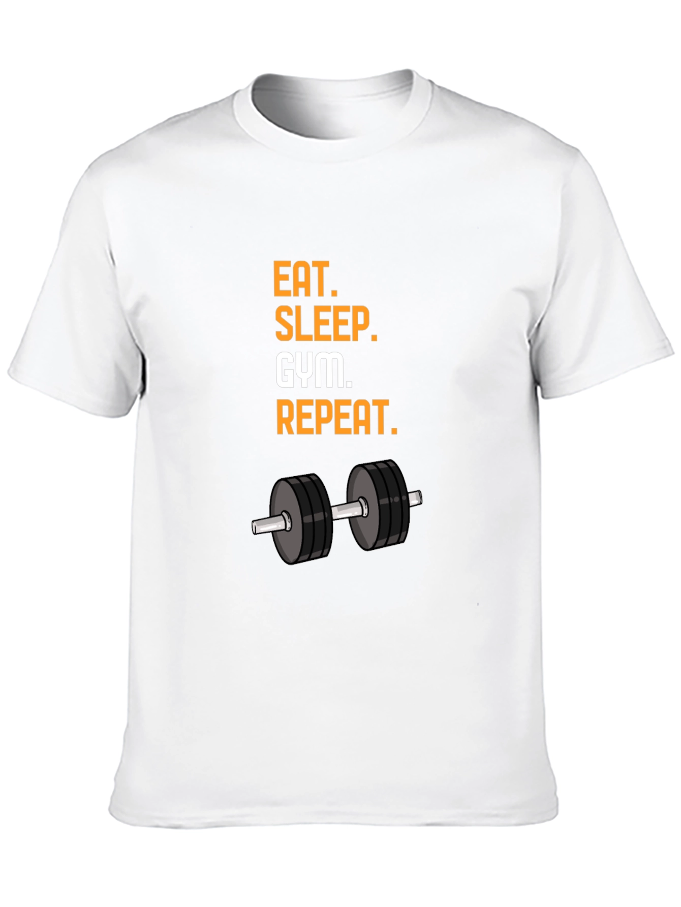 Eat Sleep Gym Repeat Graphic Tee