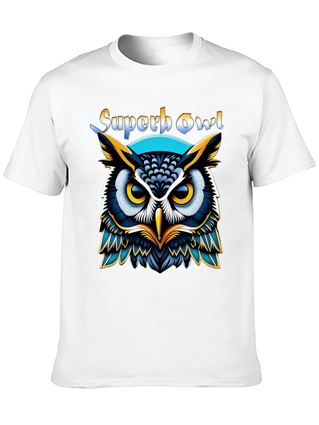 Superb Owl Graphic T-Shirt - Black