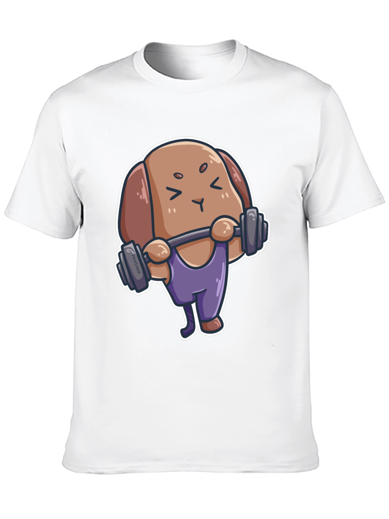 Cute Dog Gym T-Shirt - Workout Pup Tee