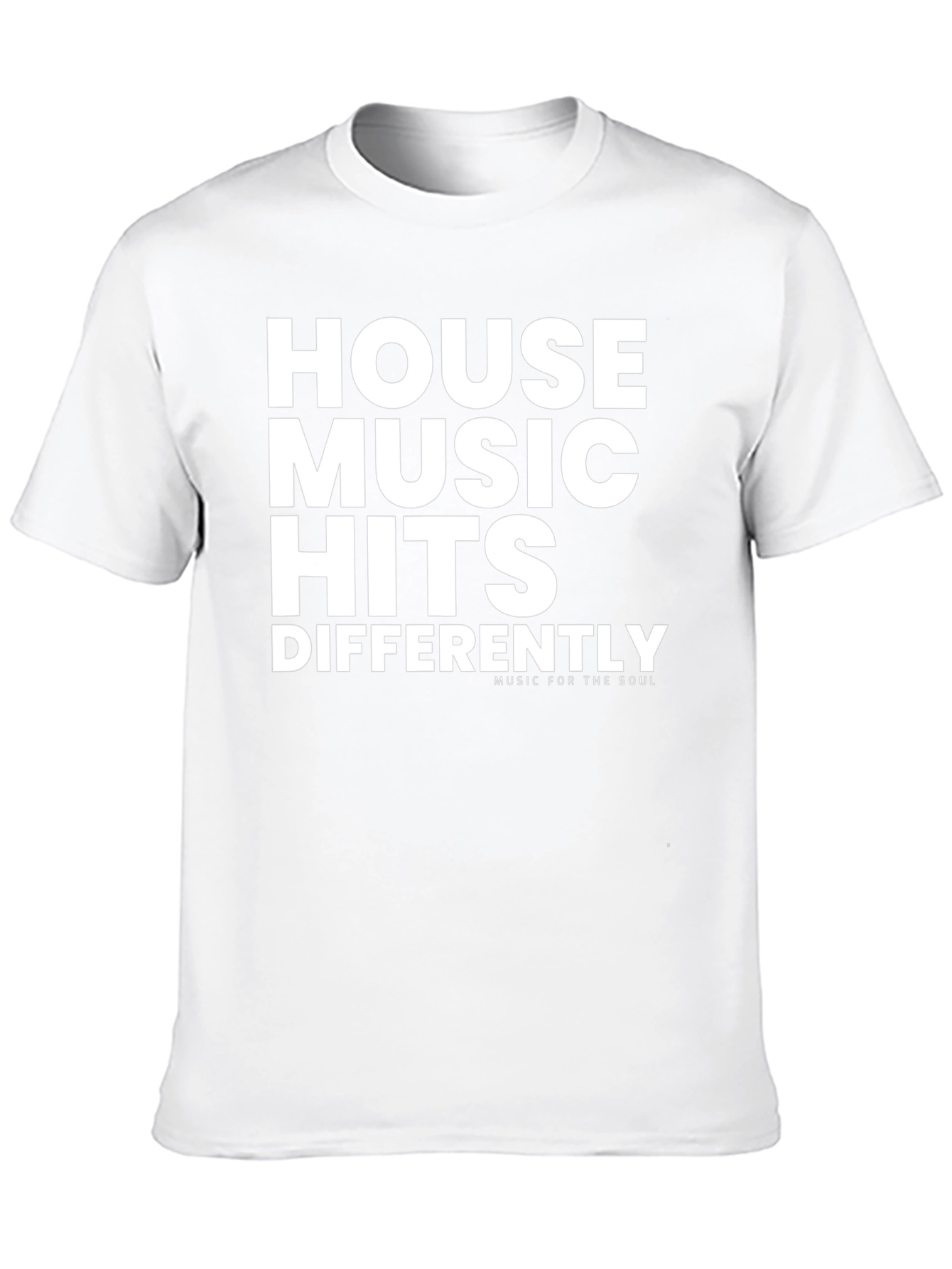House Music Hits Differently Black Graphic Tee