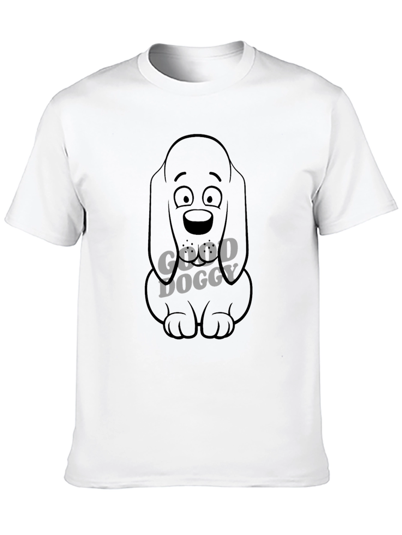 Good Doggy Graphic T-Shirt - Black