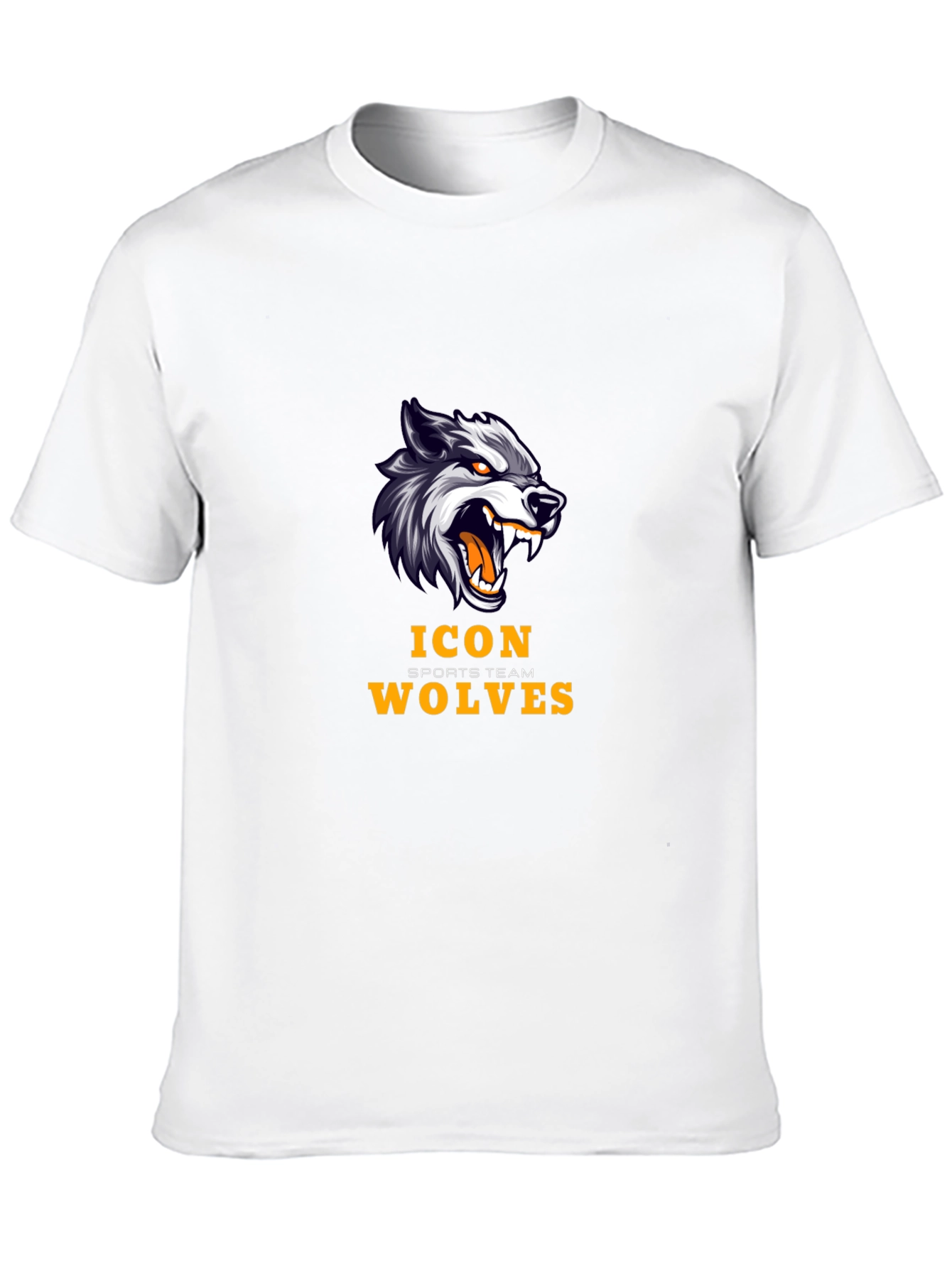 Icon Wolves Sports Team Graphic T-Shirt