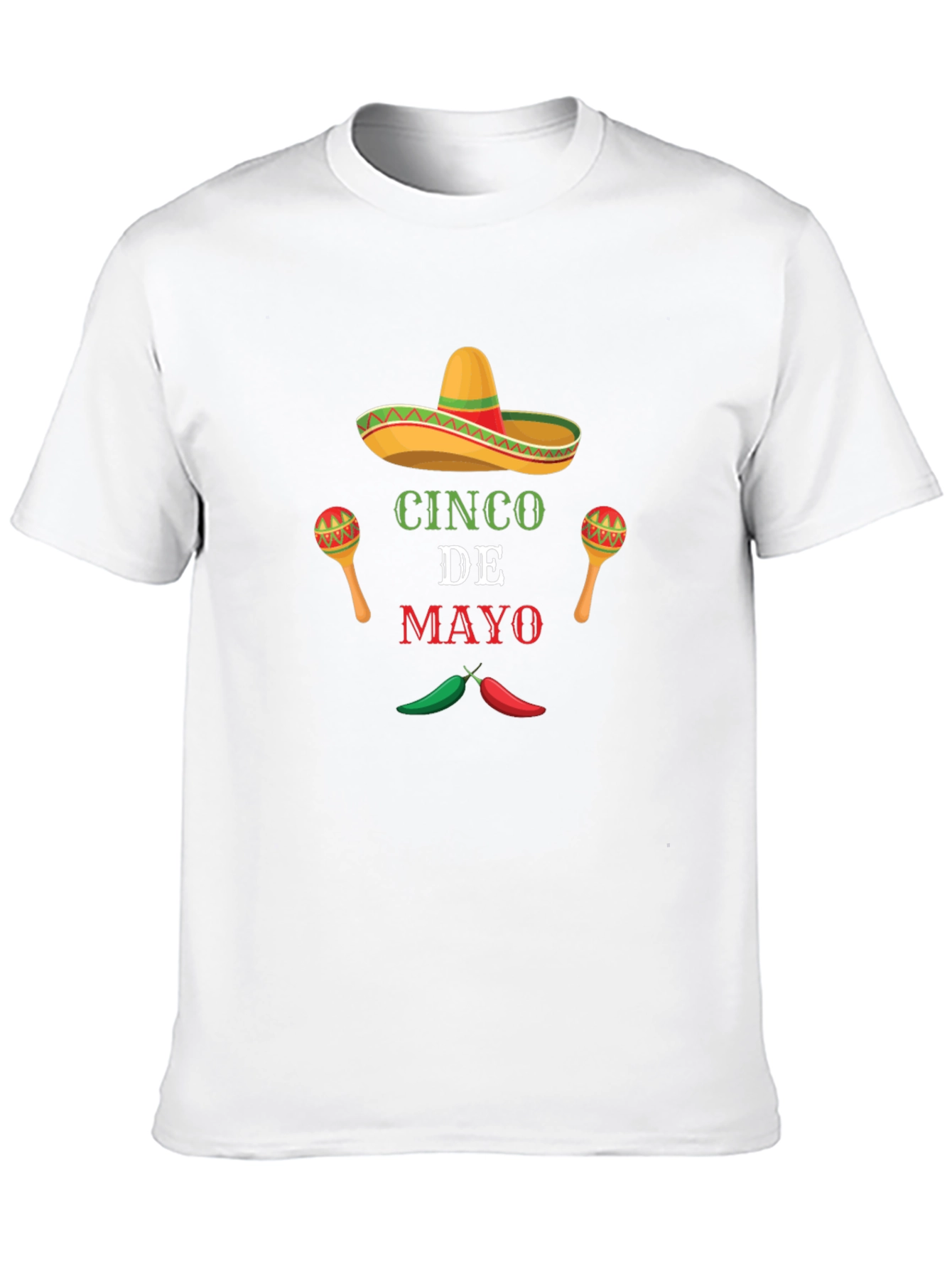 Cinco De Mayo Graphic T-Shirt - Black