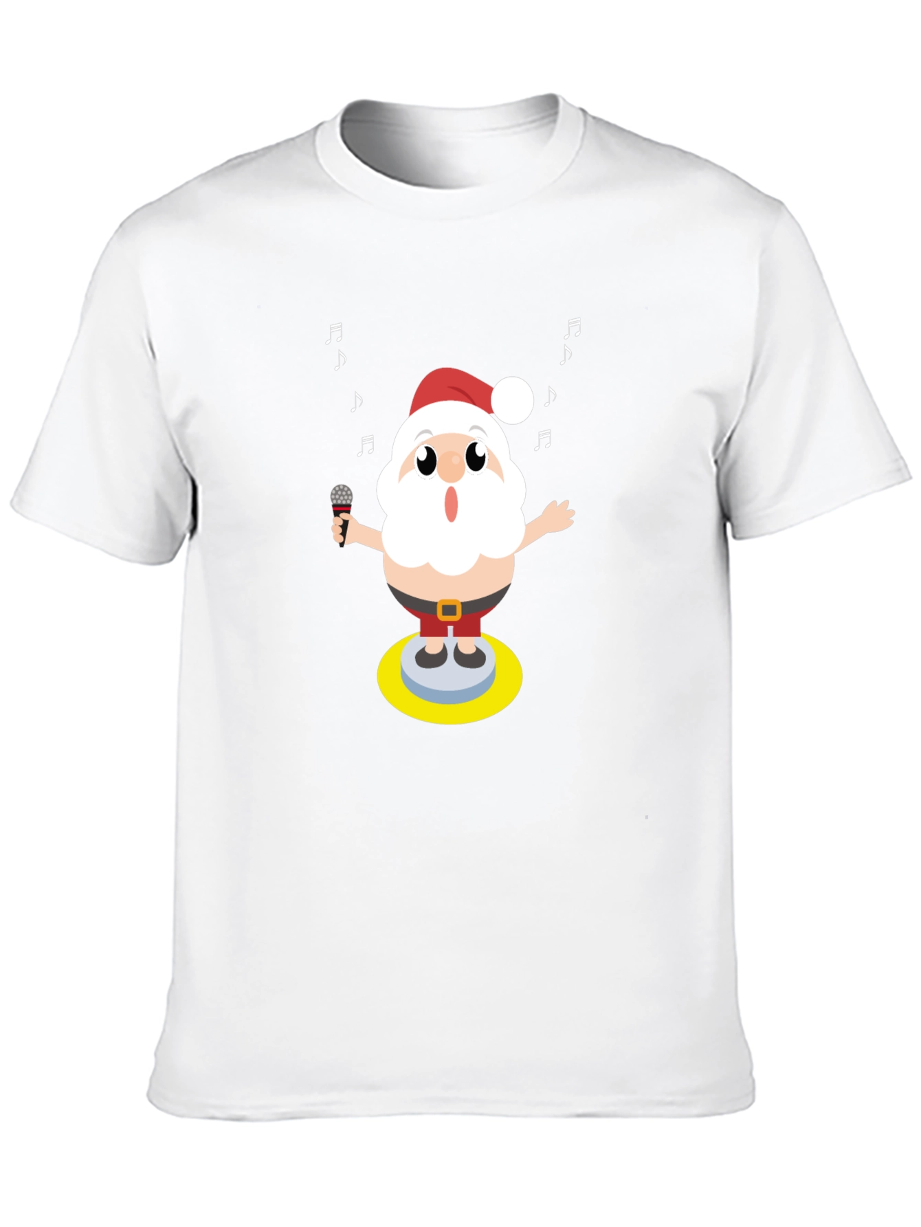 Karaoke Santa T-Shirt - Holiday Fun!