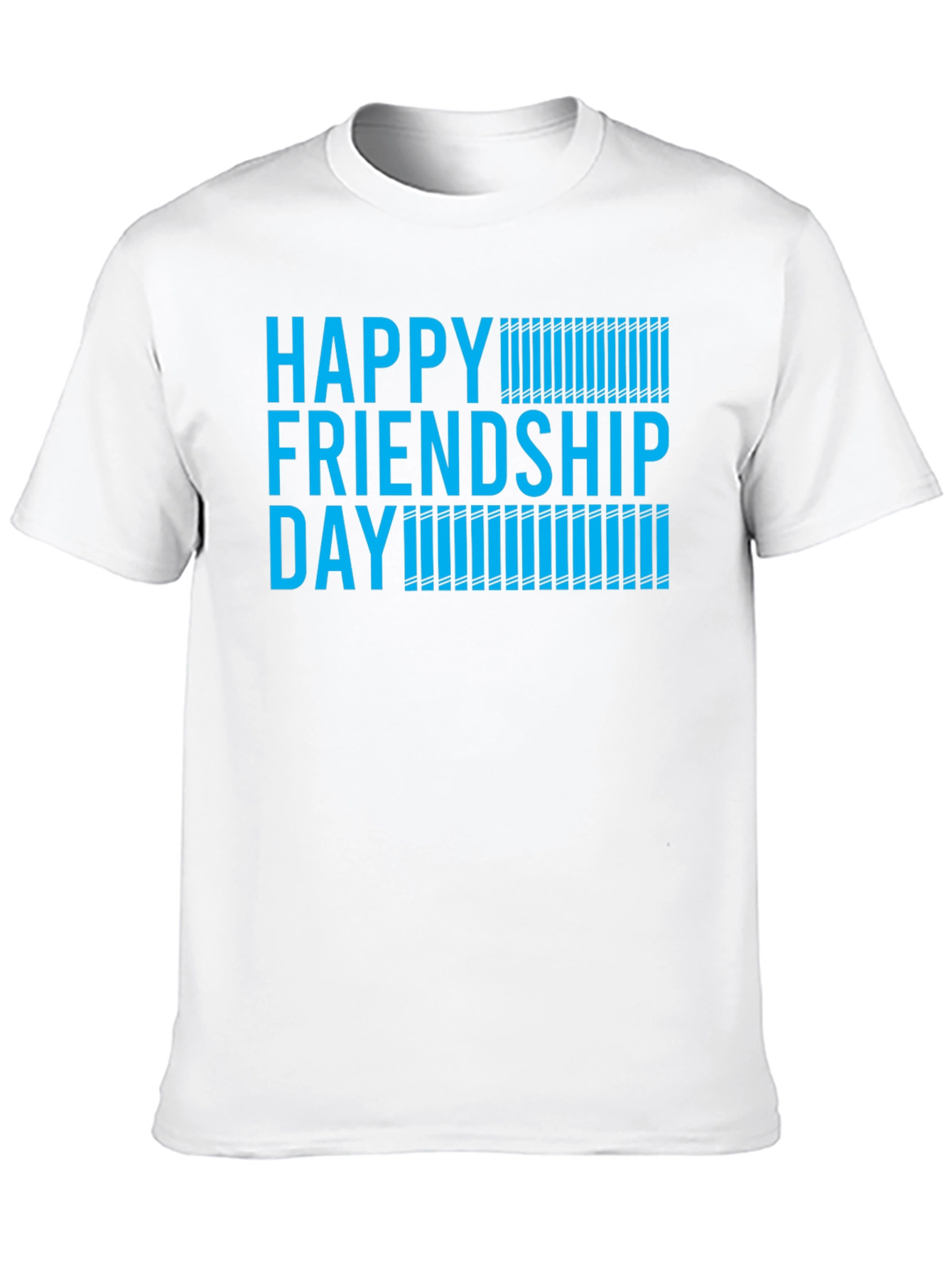 Happy Friendship Day Graphic Tee - Black