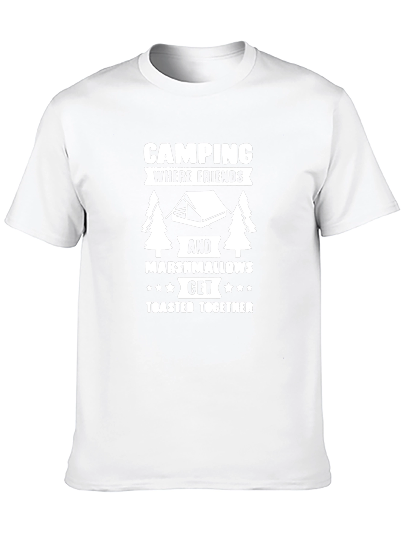 Camping Friends Marshmallows T-Shirt