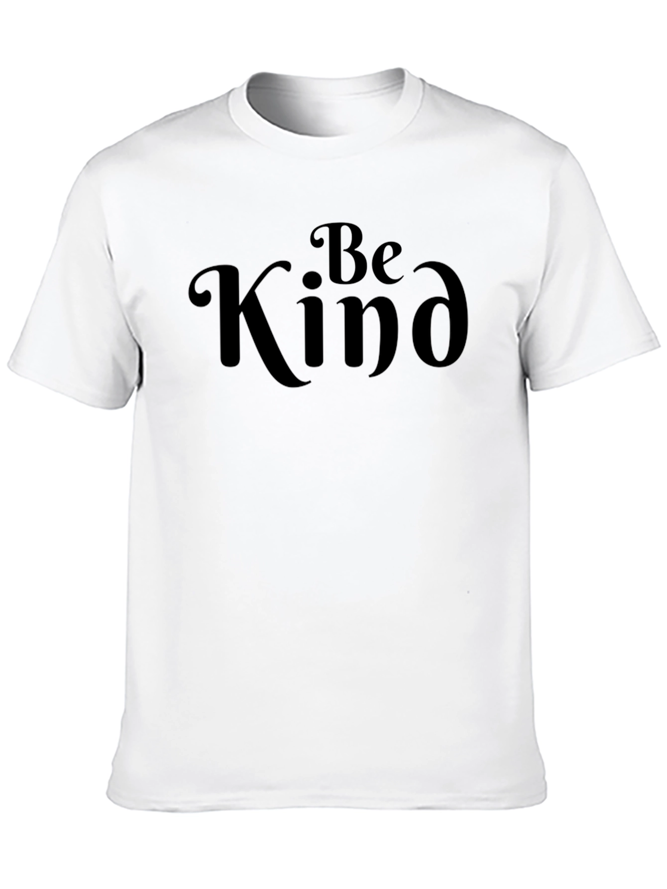 Be Kind Graphic Tee - Soft Black T-Shirt