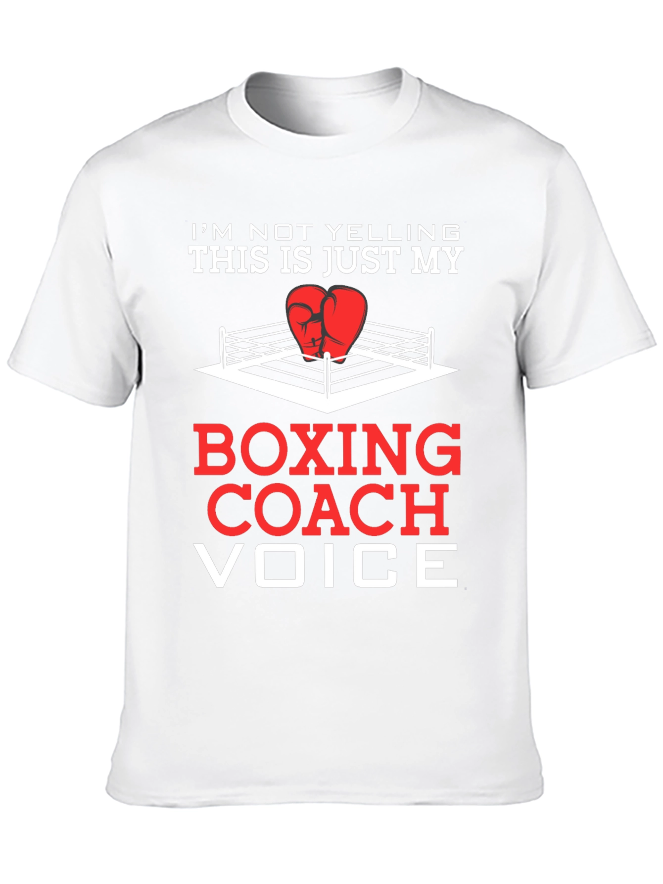 Boxing Coach Voice T-Shirt - Funny Boxing Tee