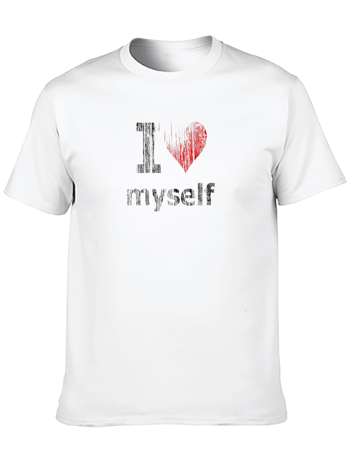 I Heart Myself Black Graphic Tee