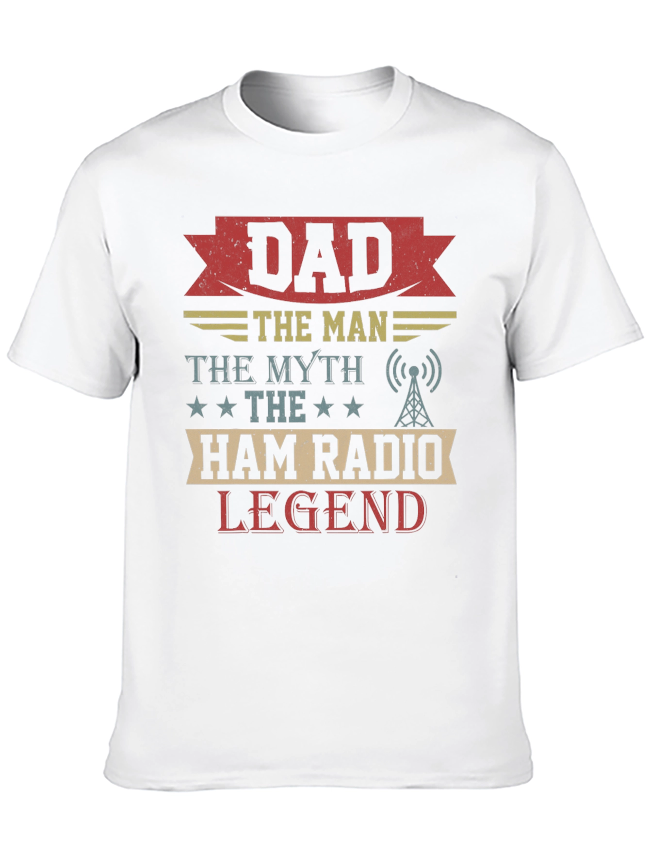 Dad Ham Radio Legend Graphic T-Shirt