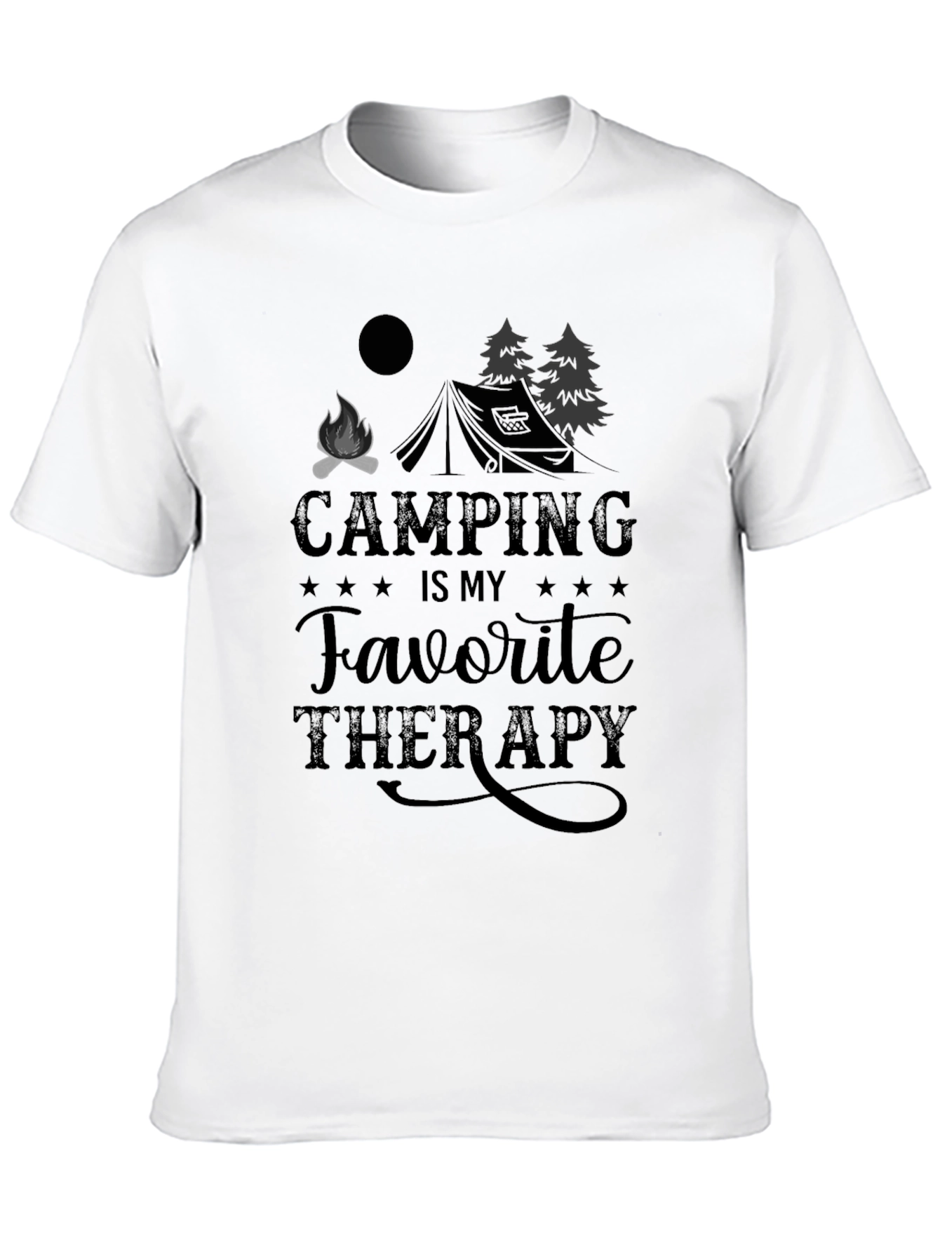 Camping is My Favorite Therapy T-Shirt