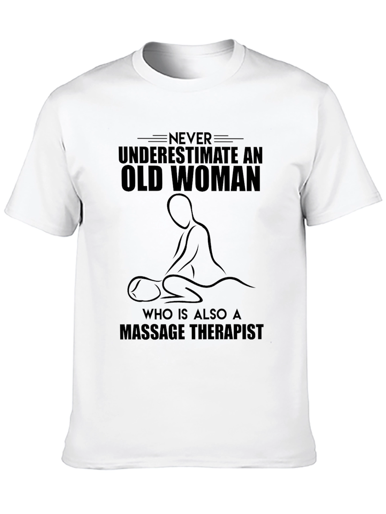 Massage Therapist Old Woman T-Shirt