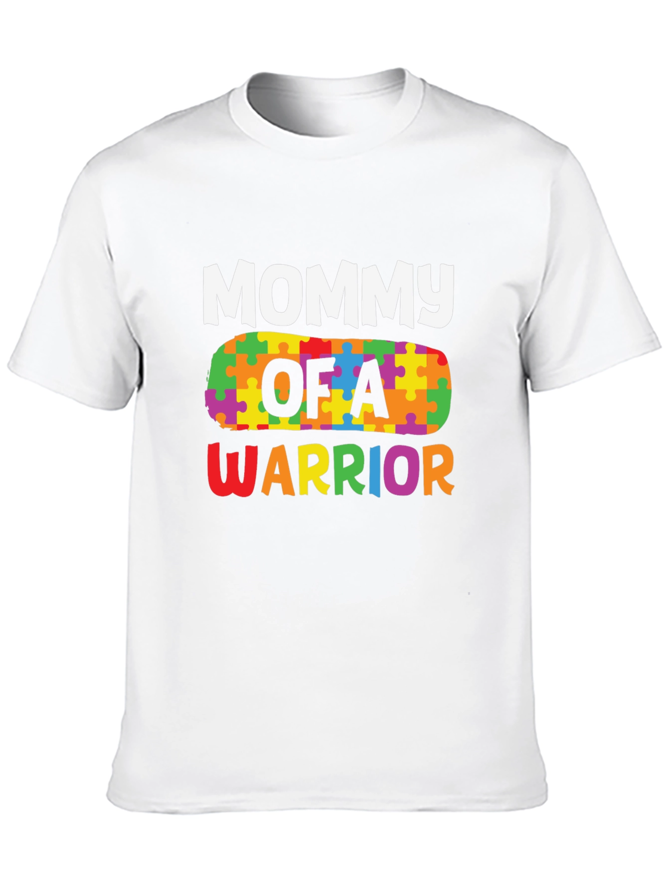 Mommy of a Warrior Autism Awareness T-Shirt