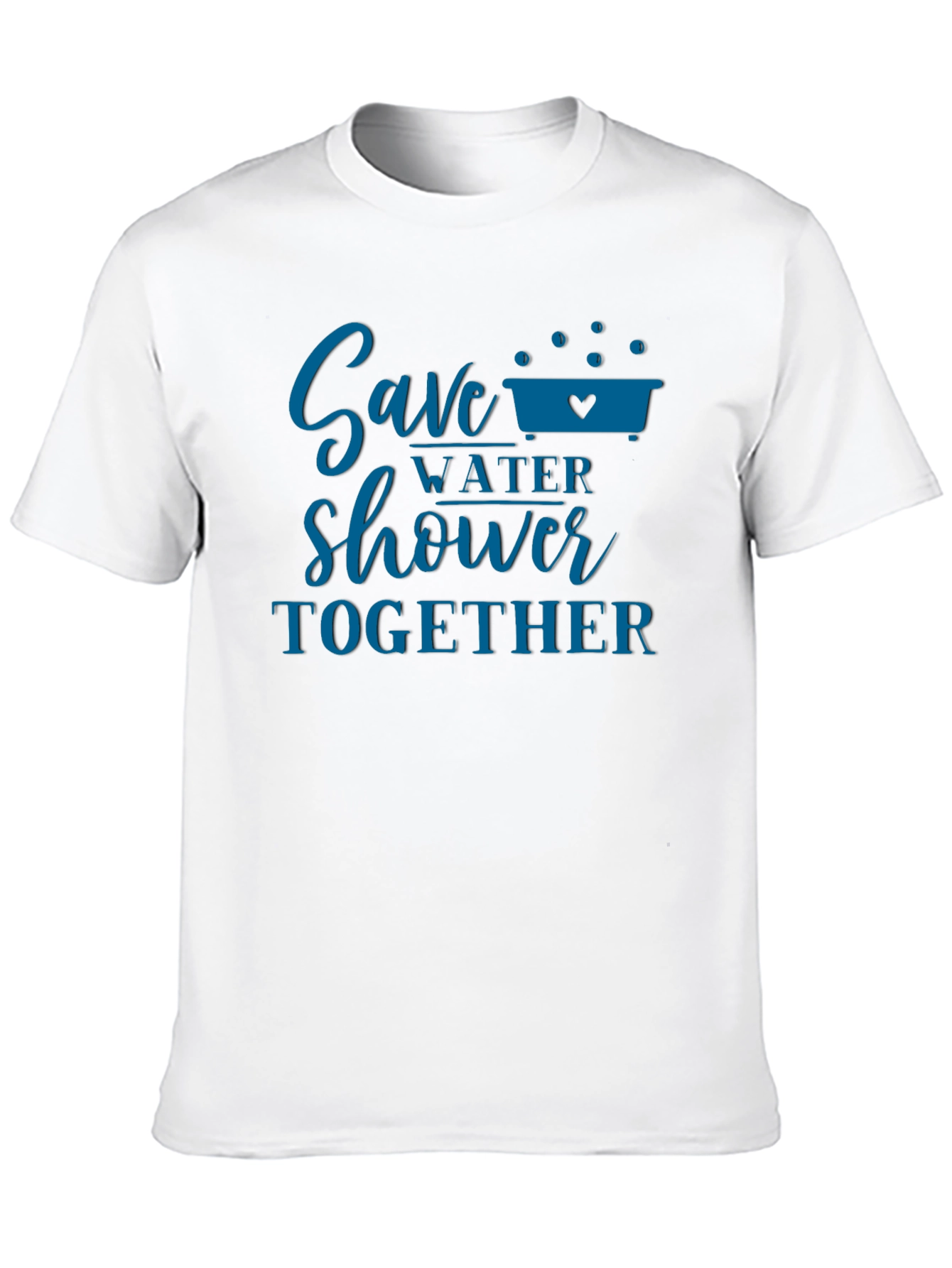 Save Water Shower Together Black Tee
