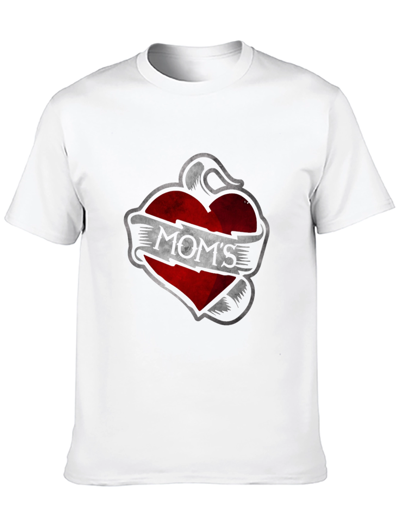 Moms Heart Tattoo T-Shirt - Classic Graphic Tee