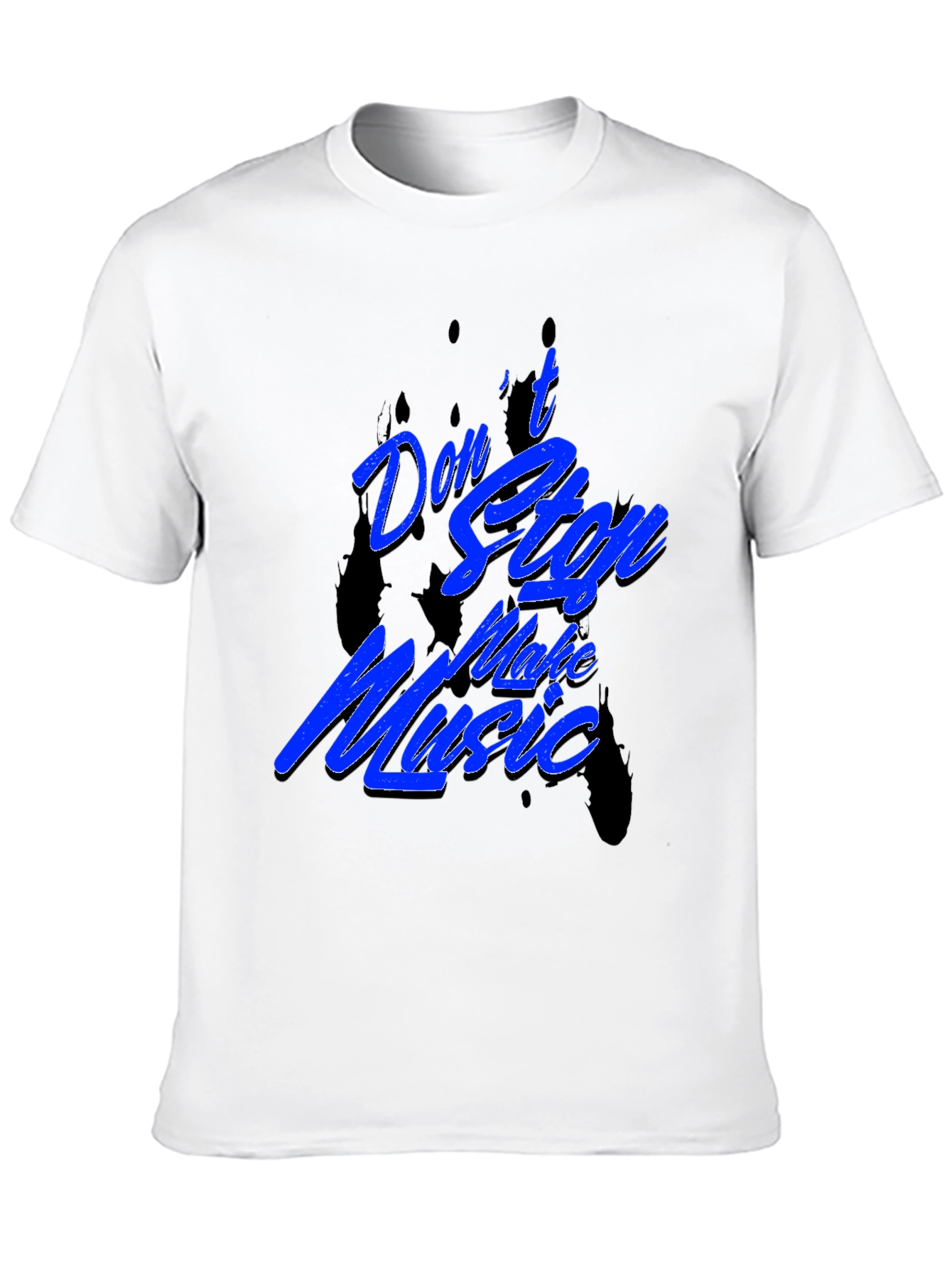 Dont Stop Make Music Black T-Shirt