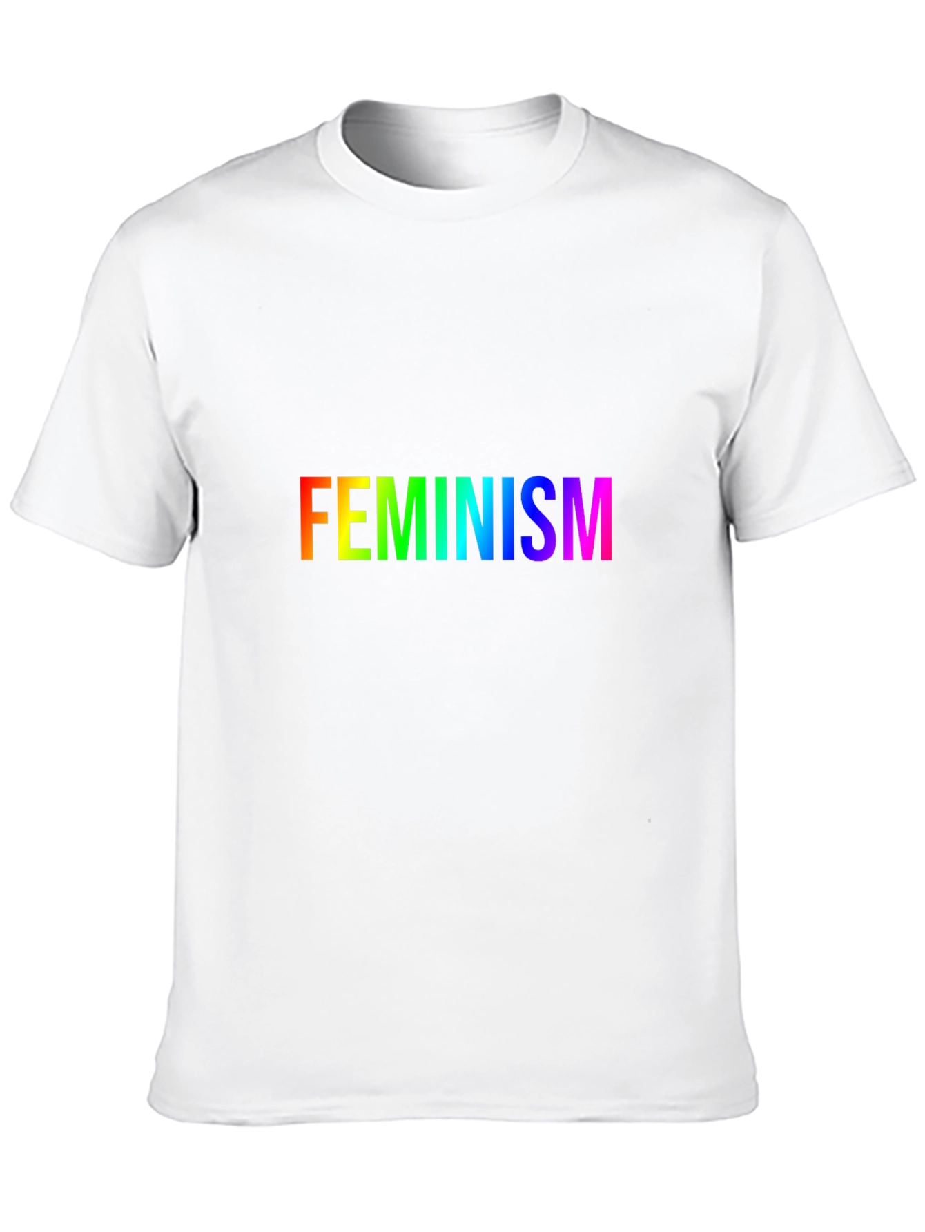 Rainbow Feminism T-Shirt - Soft Cotton Blend Tee