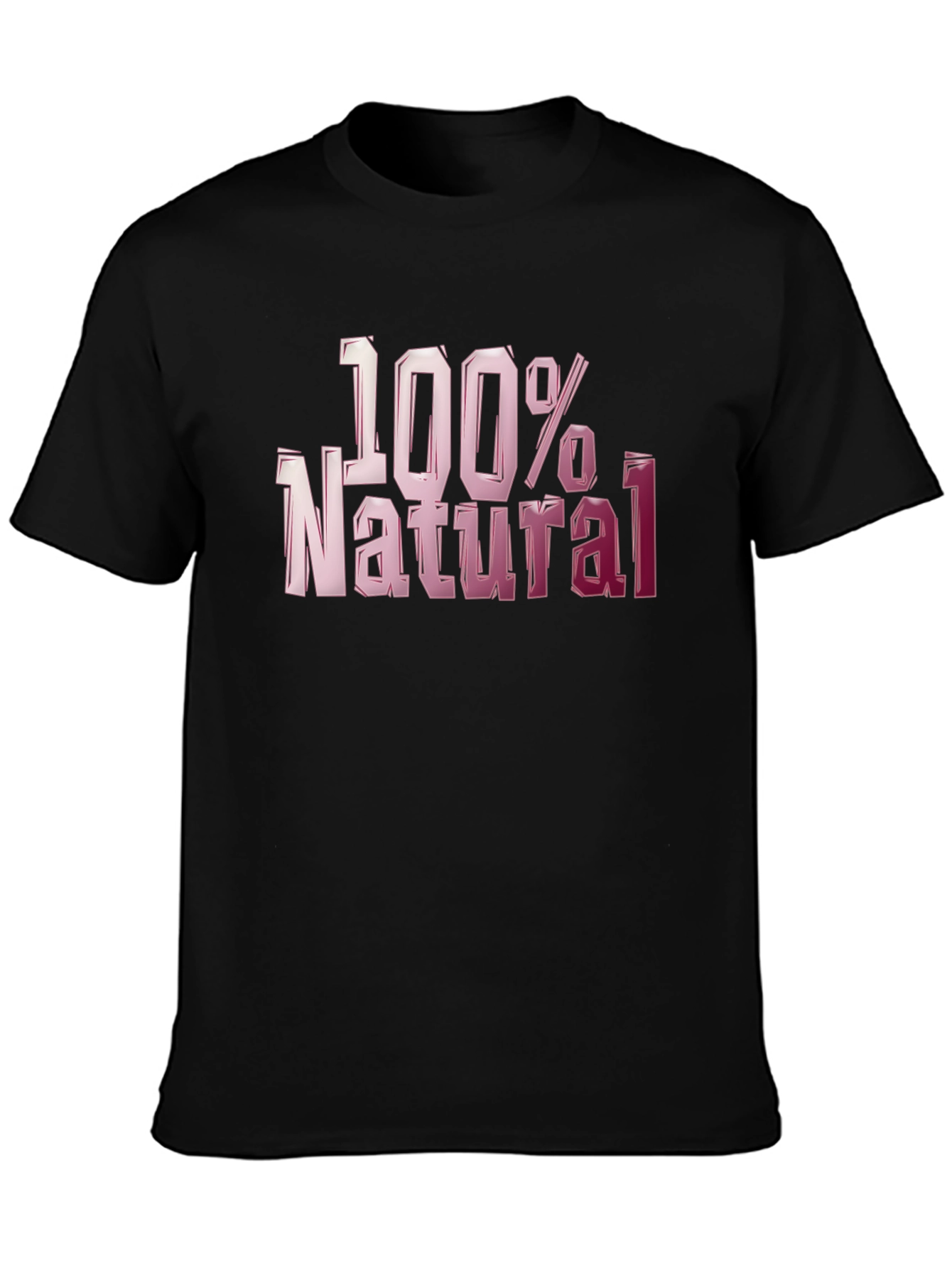 100% Natural Graphic T-Shirt - Bold Style