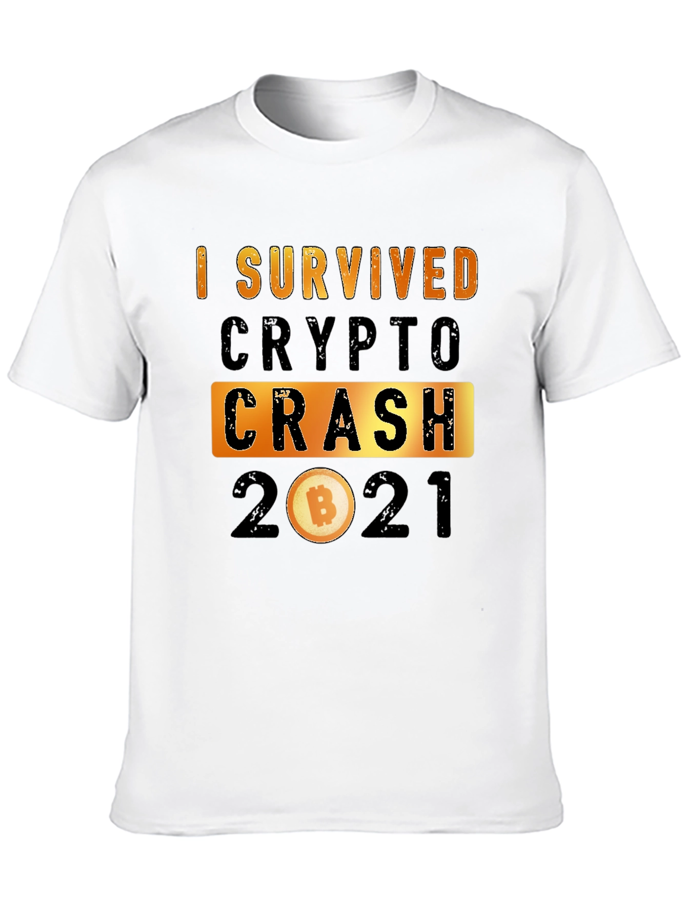 I Survived Crypto Crash 2021 Graphic Tee