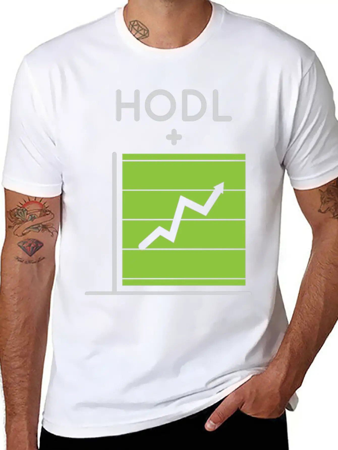 HODL + Rising Chart = Profit Relaxed Everyday Tee – Lightweight And Durable Cotton