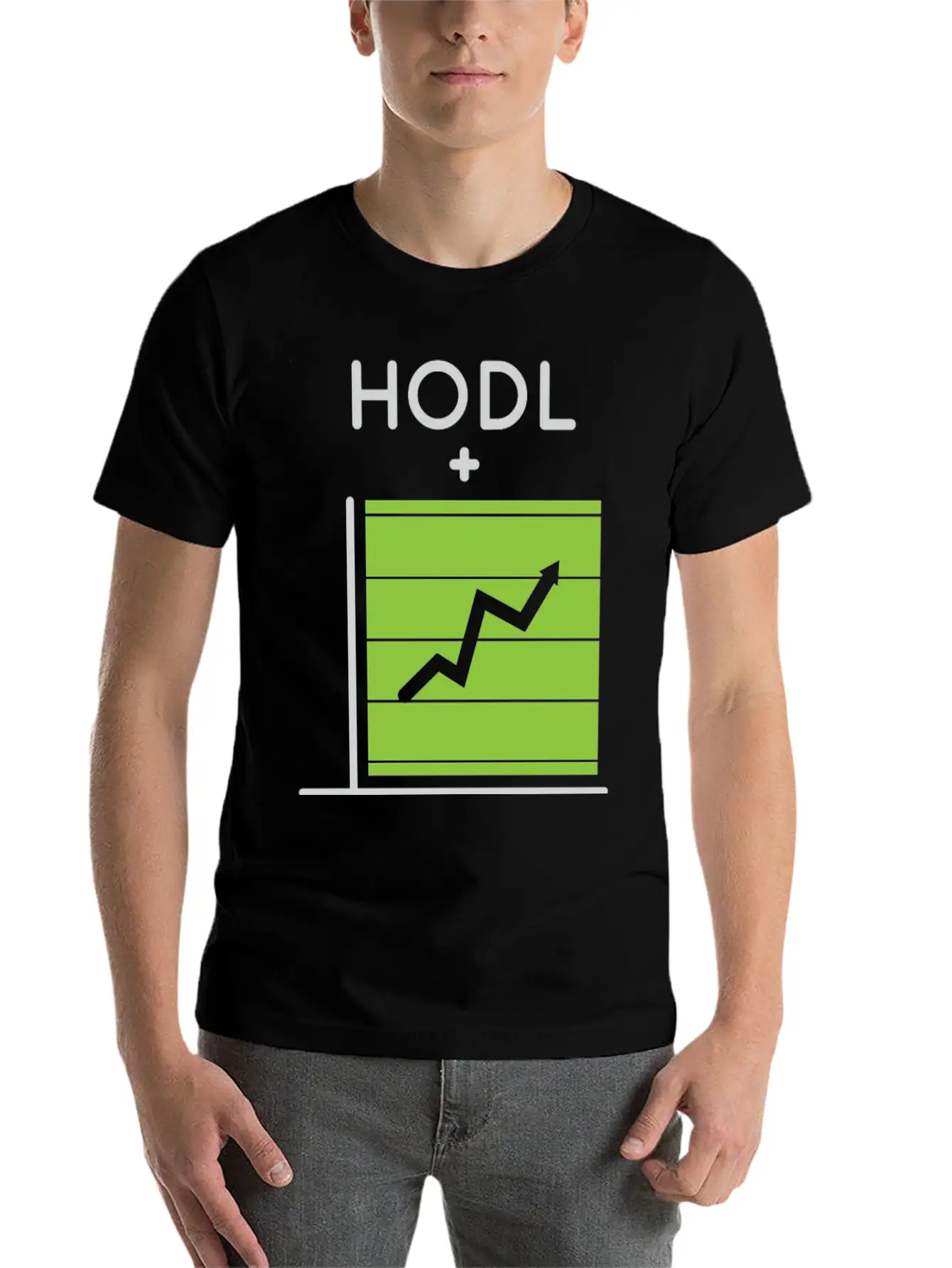 HODL + Rising Chart = Profit Relaxed Everyday Tee – Lightweight And Durable Cotton