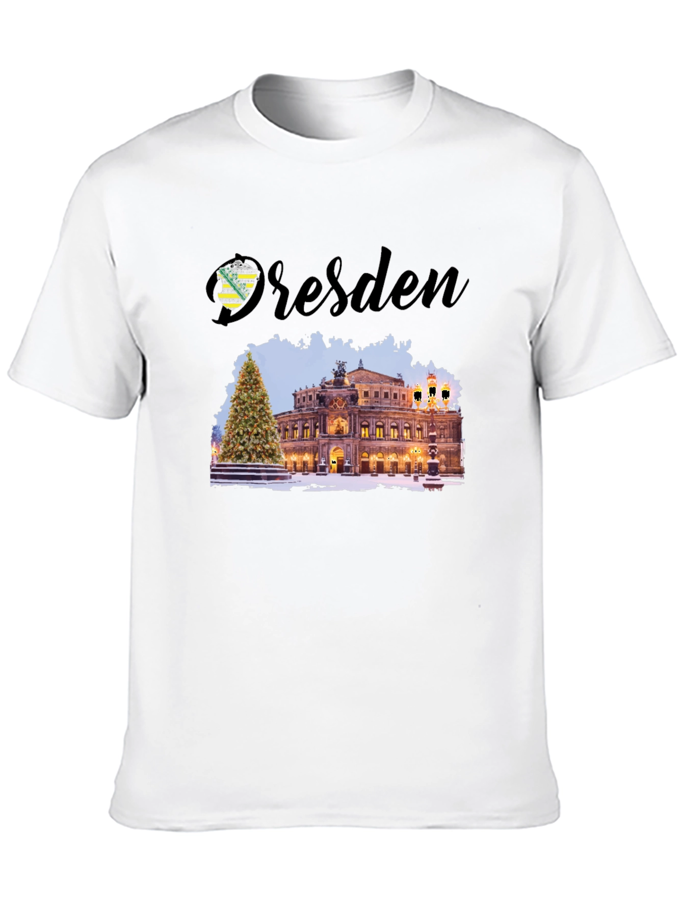 Dresden T-Shirt - Germany Winter Scene