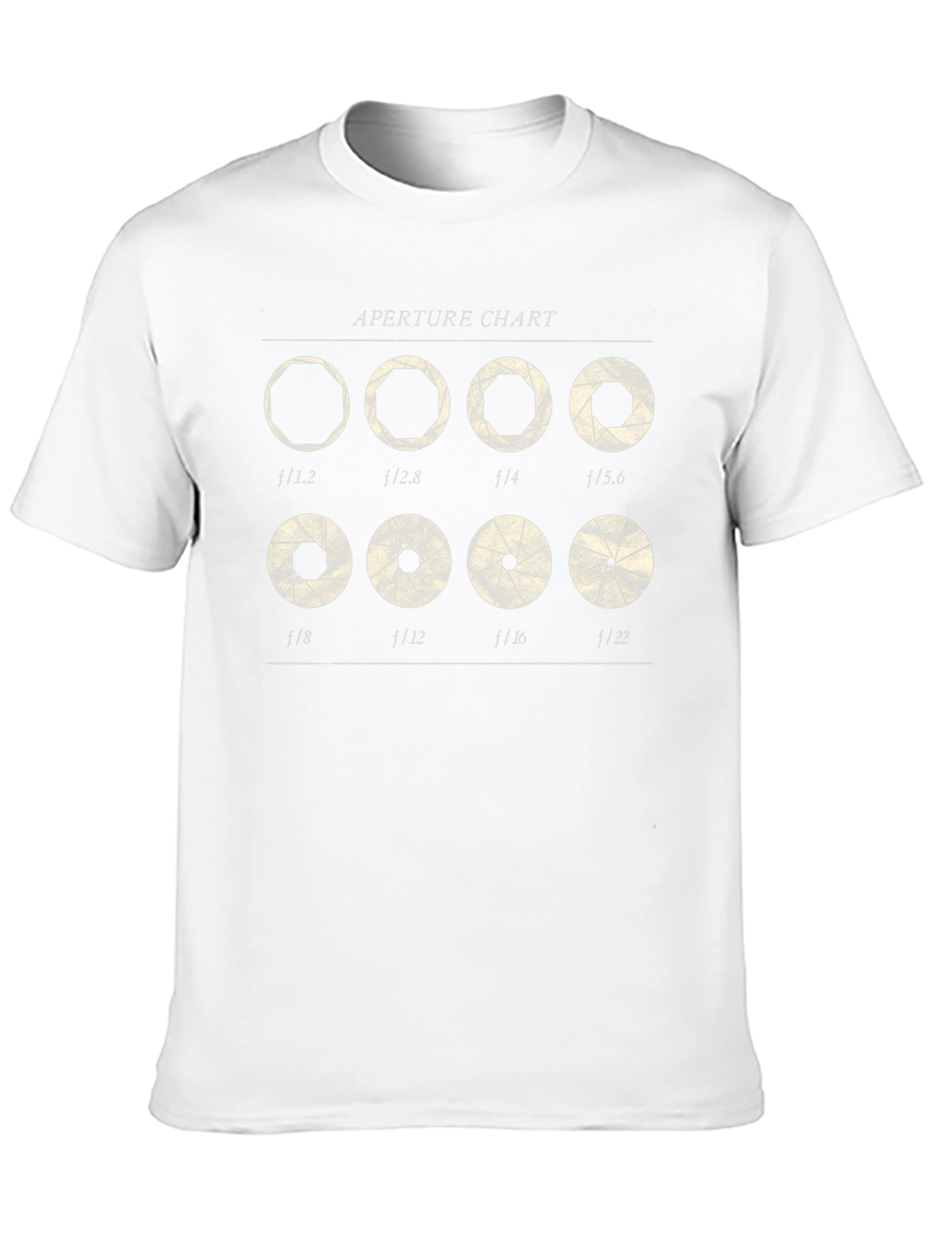 Aperture Chart Black T-Shirt
