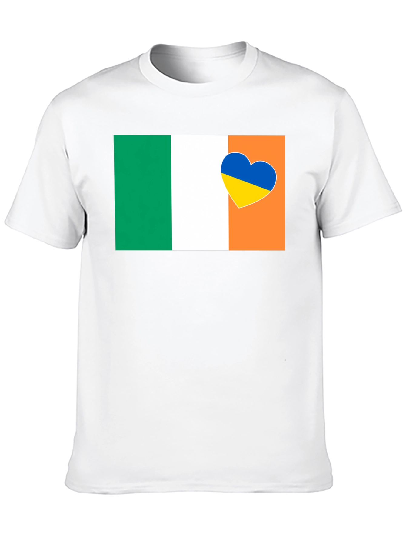 Ireland & Ukraine Heart T-Shirt