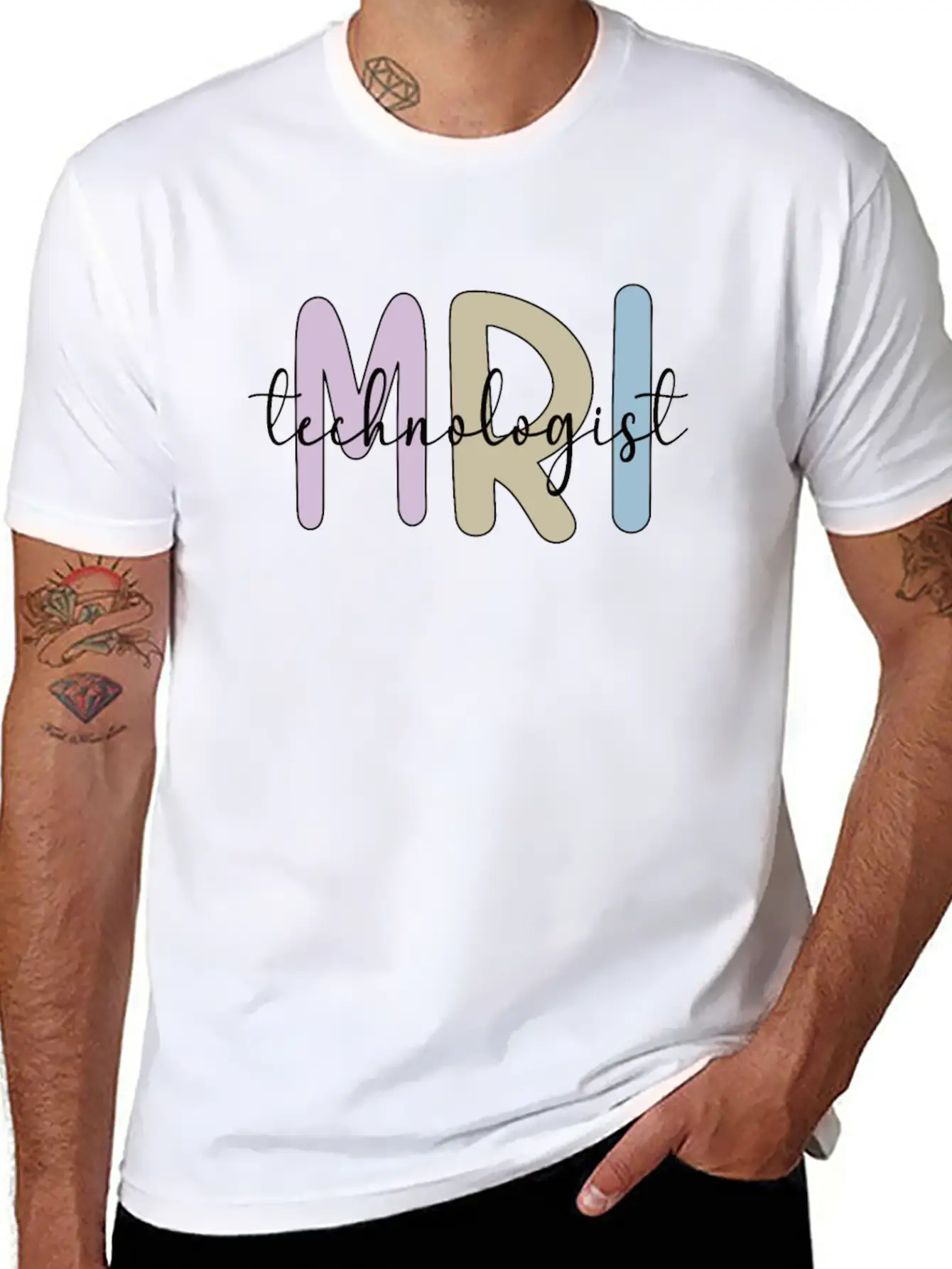 MRI Technologist Magnetic Resonance Imaging Tech Relaxed Everyday Tee – Lightweight And Durable Cotton